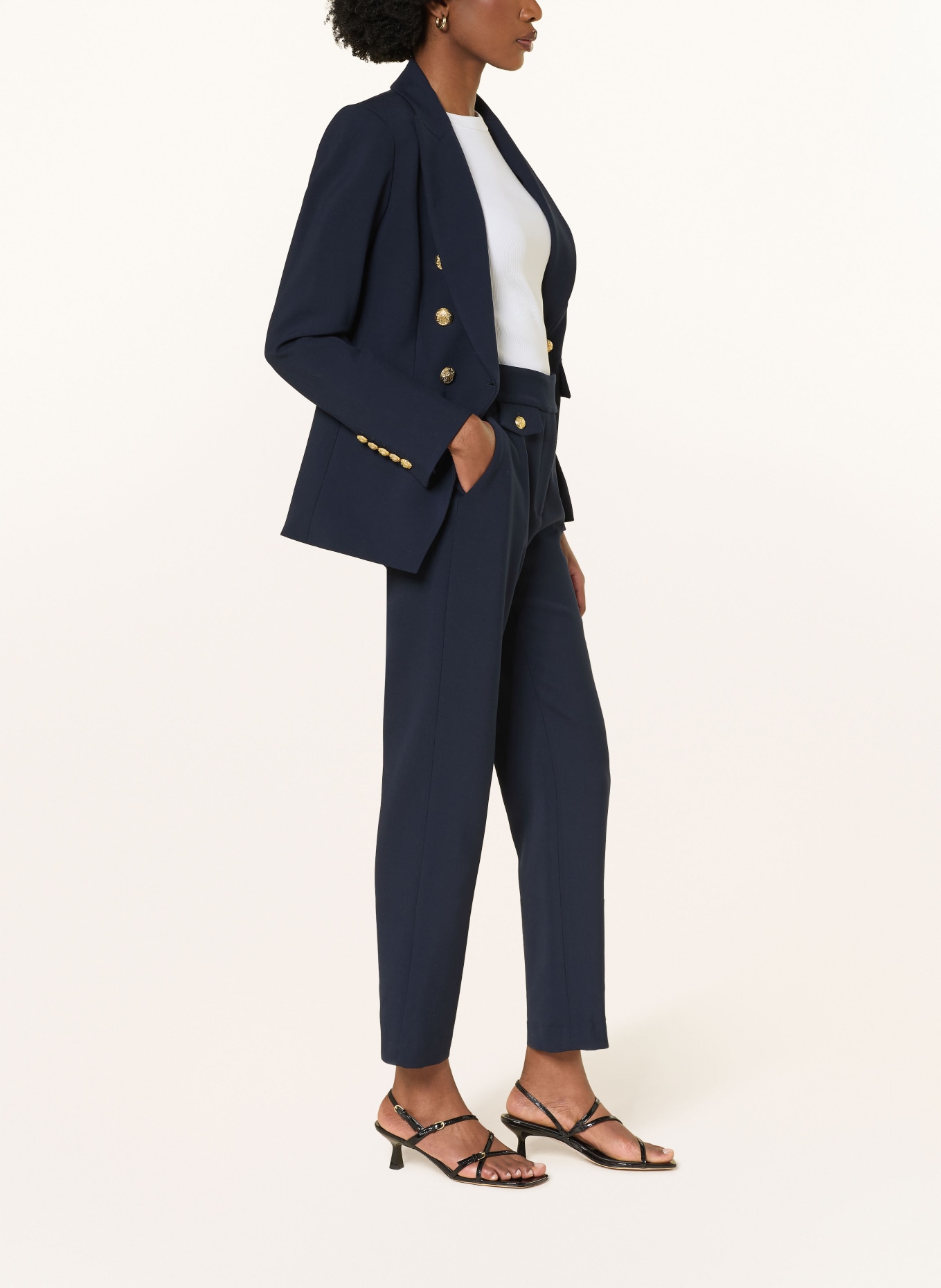 Veronica Beard 7/8-broek RENZO: DONKERBLAUW