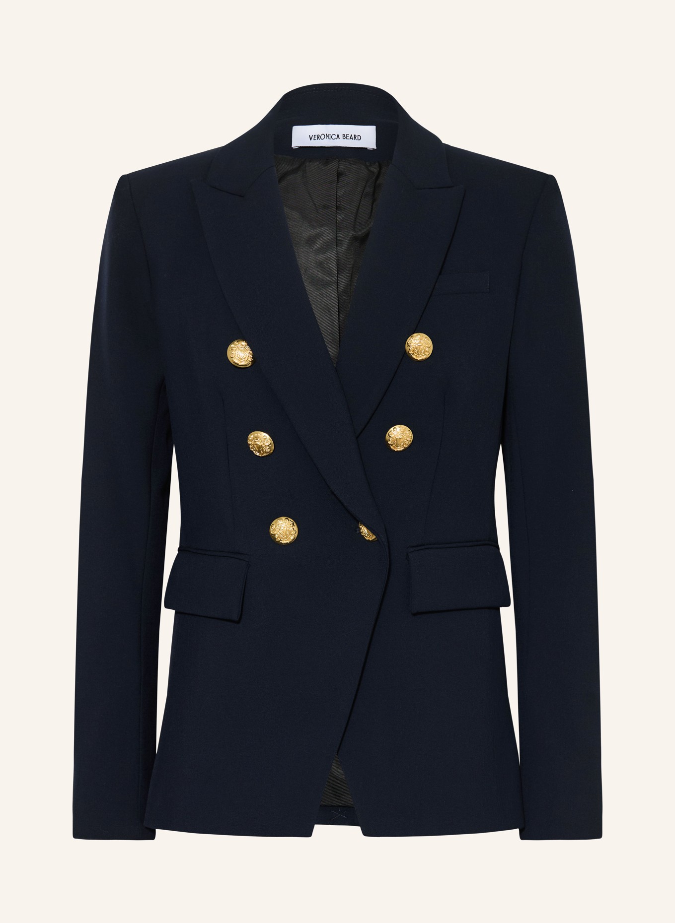 Veronica Beard Blazer MILLER DICKEY: DONKERBLAUW / GOUD