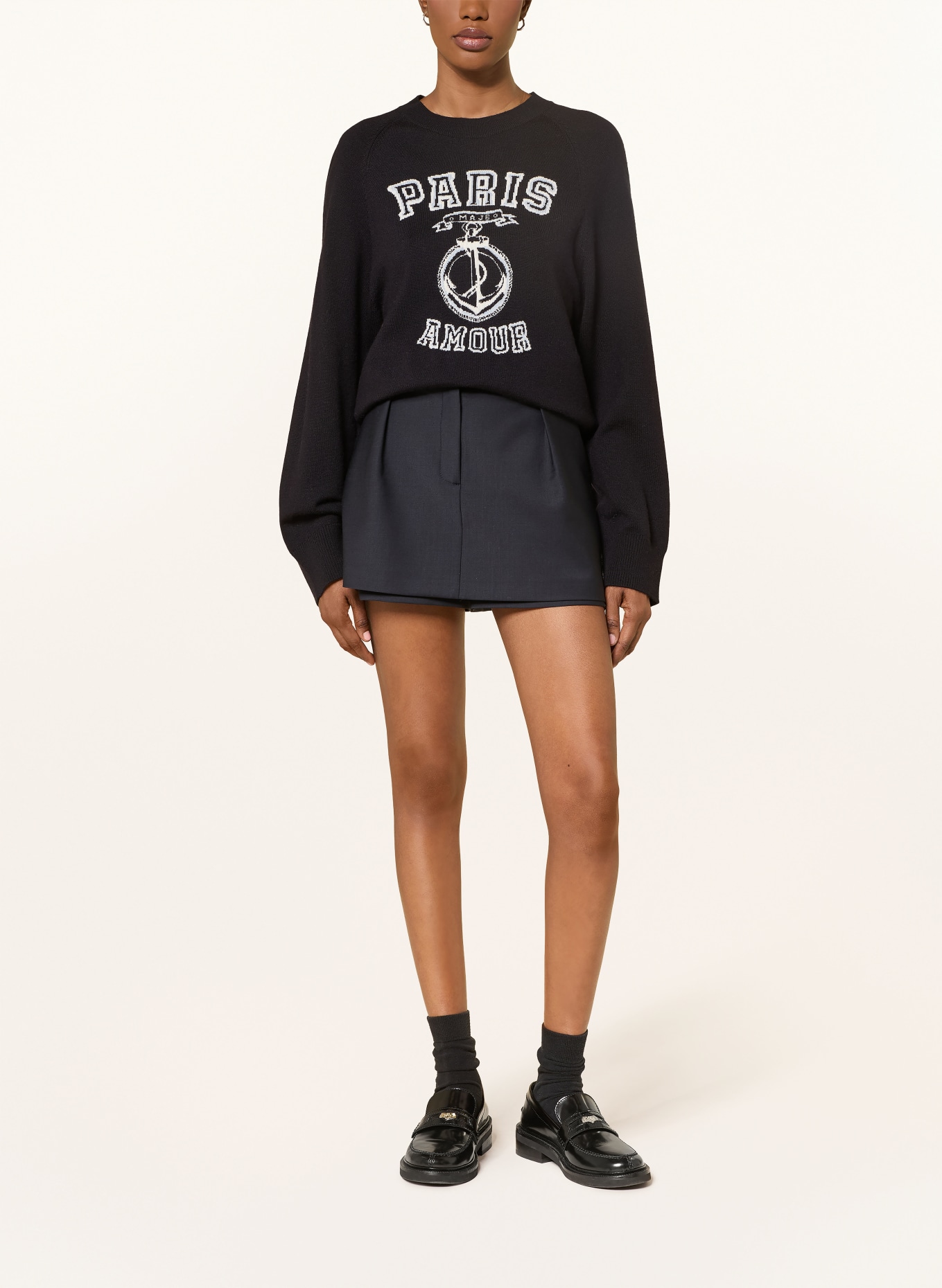 maje Pullover: DUNKELBLAU