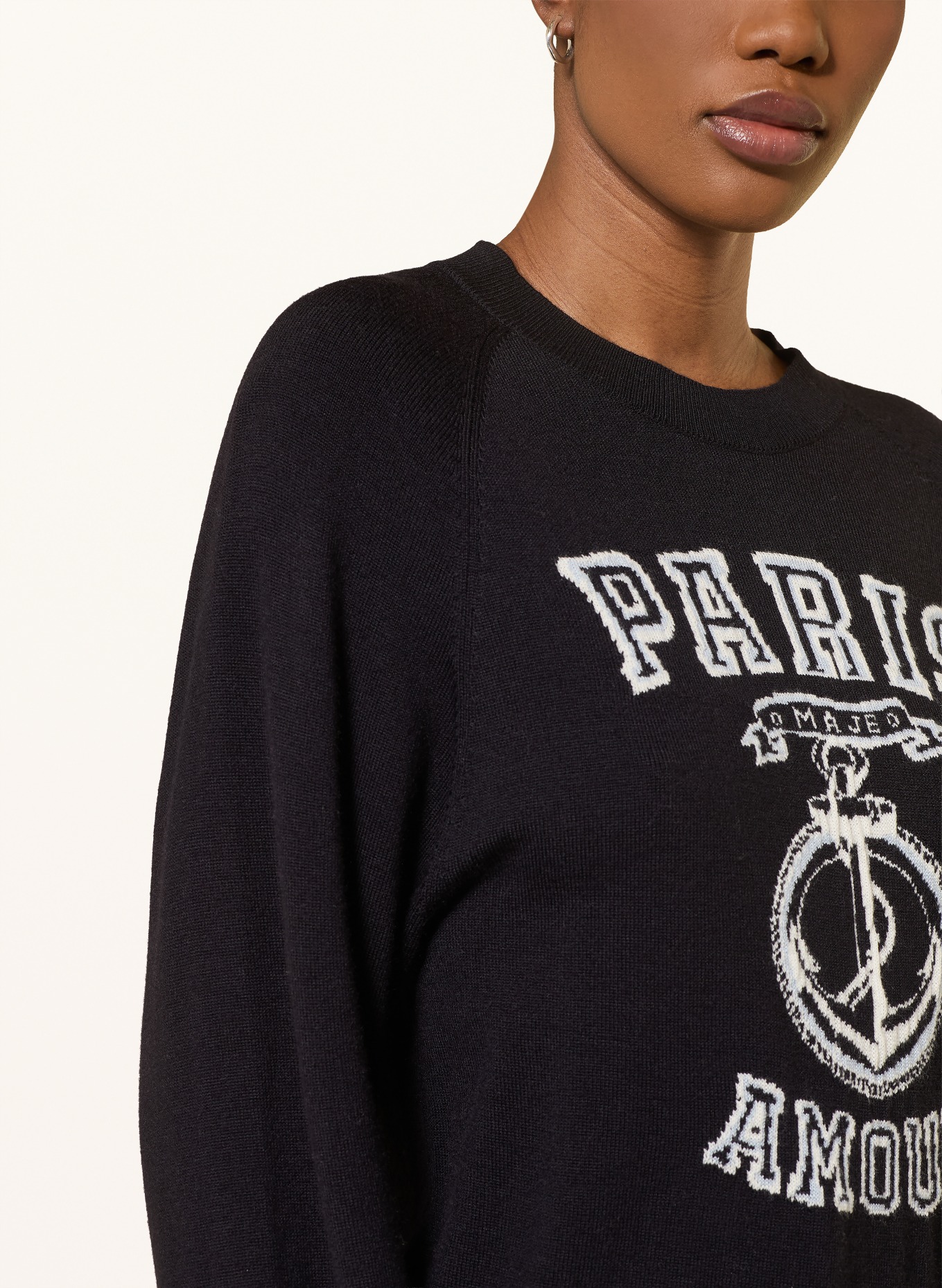 maje Pullover: DUNKELBLAU