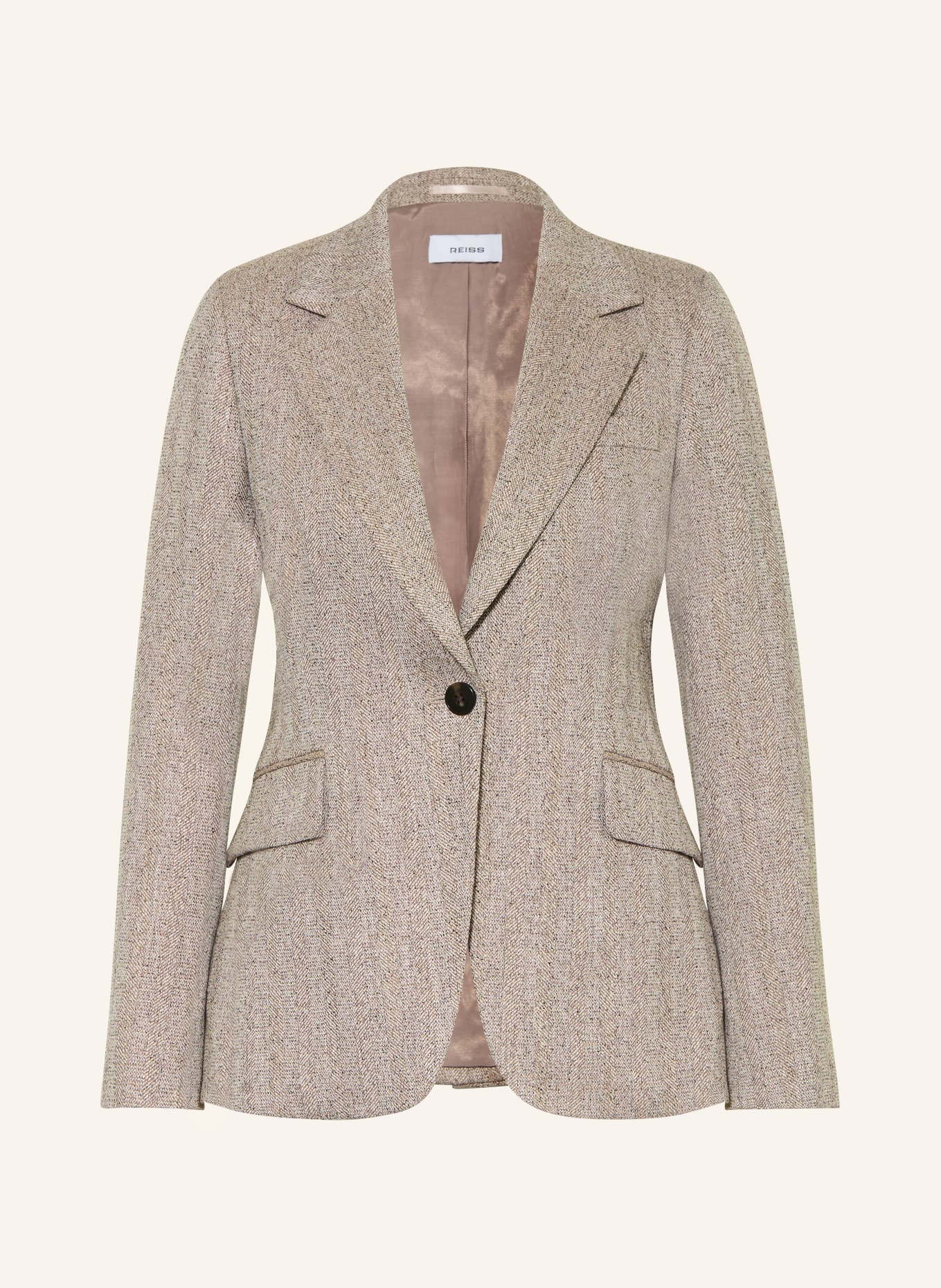 REISS Blazer ISLA: HELLGRAU / BRAUN / DUNKELGRAU