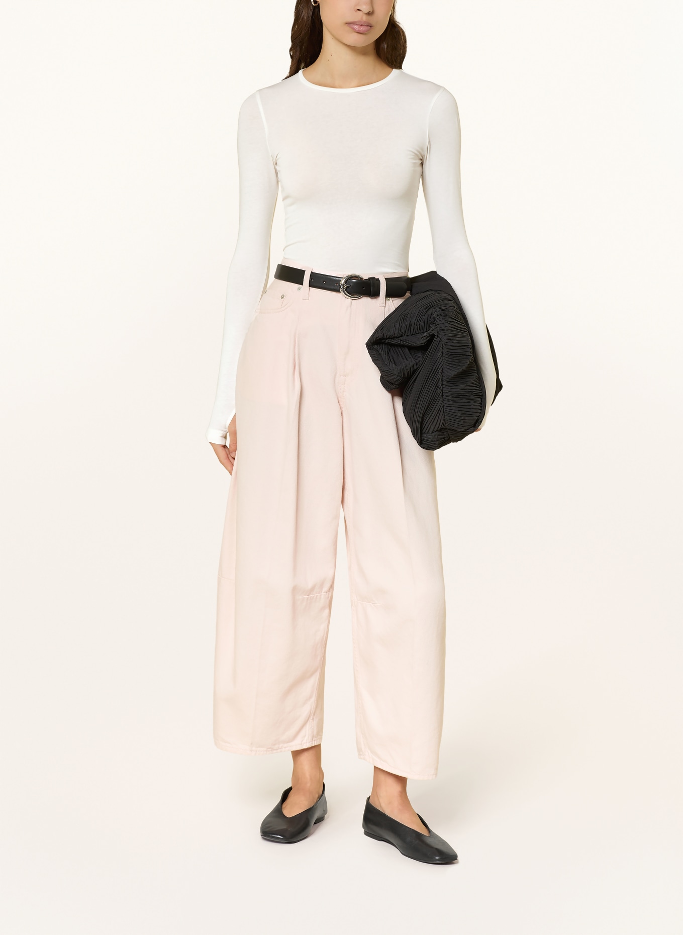 COS long-sleeved shirt: ECRU