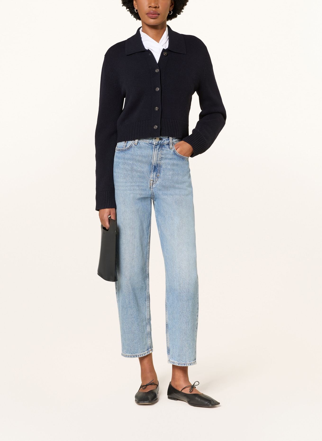 COS Strickjacke: DUNKELBLAU