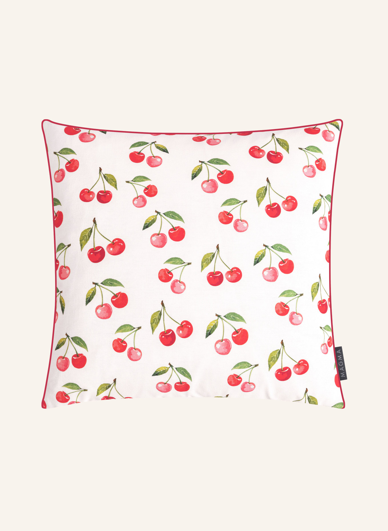 MAGMA Dekokissenhülle CHERRY: WEISS / ROT / GRÜN