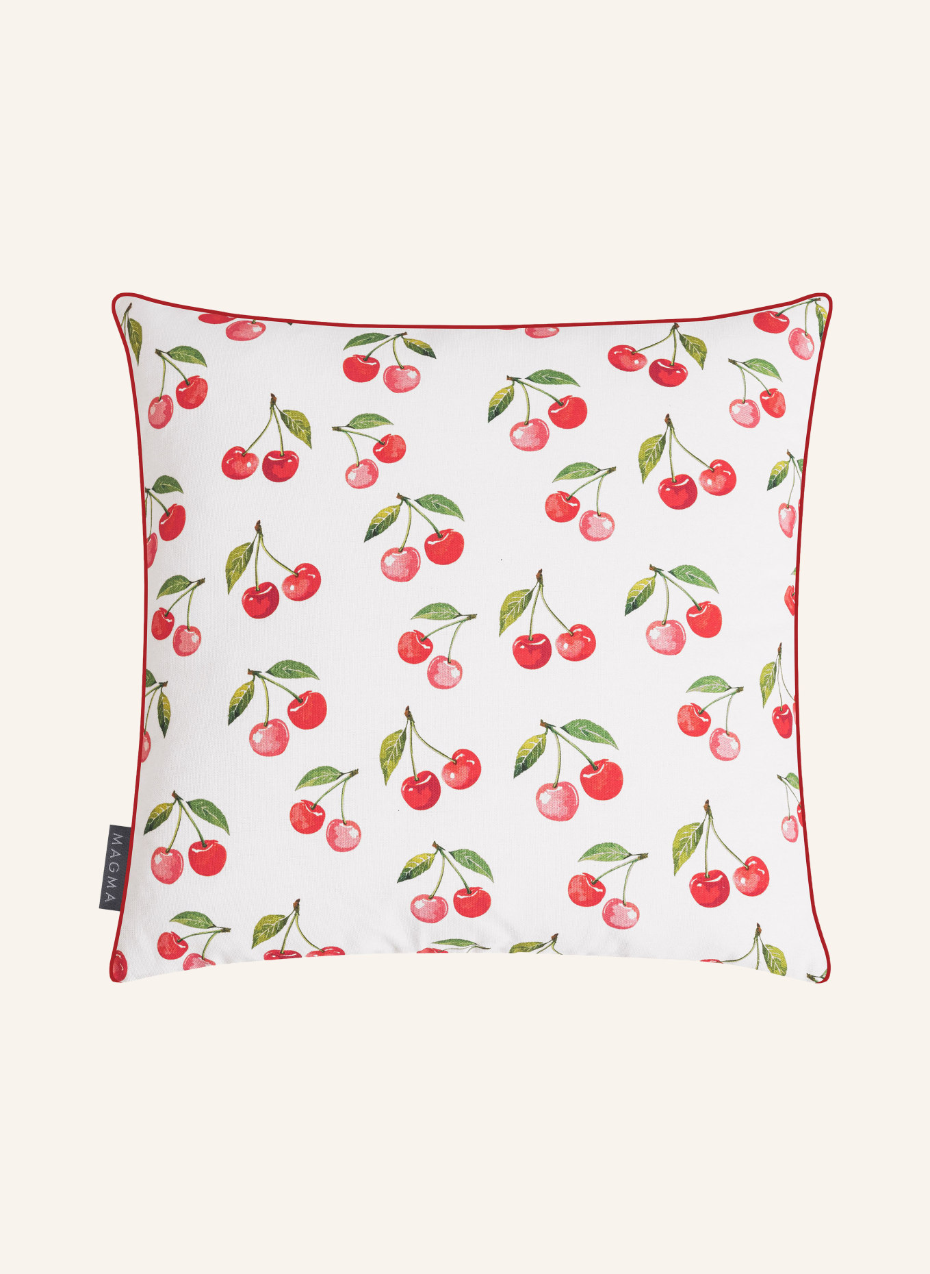 MAGMA Dekokissenhülle CHERRY: WEISS / ROT / GRÜN