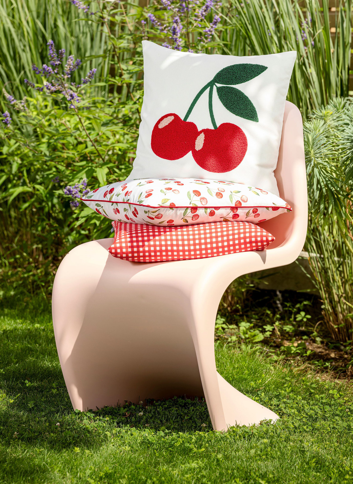 MAGMA Dekokissenhülle CHERRY: WEISS / ROT / GRÜN