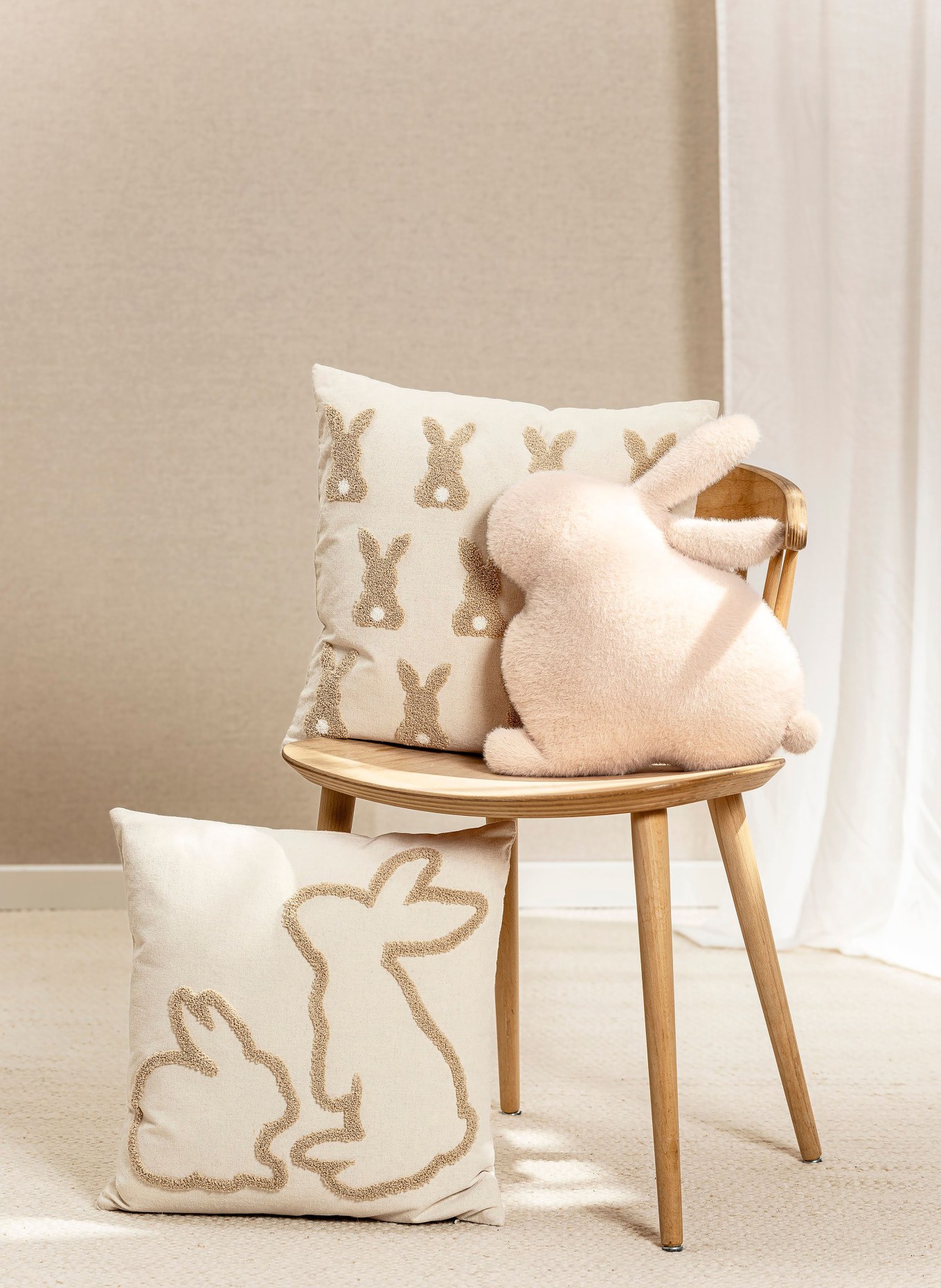 MAGMA Decorative pillowcase KLOPFER: CREAM / BEIGE
