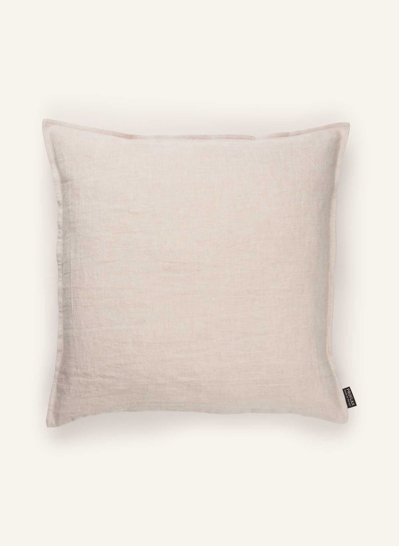 PROFLAX Poszewka dekoracyjna z lnu: BEŻOWY