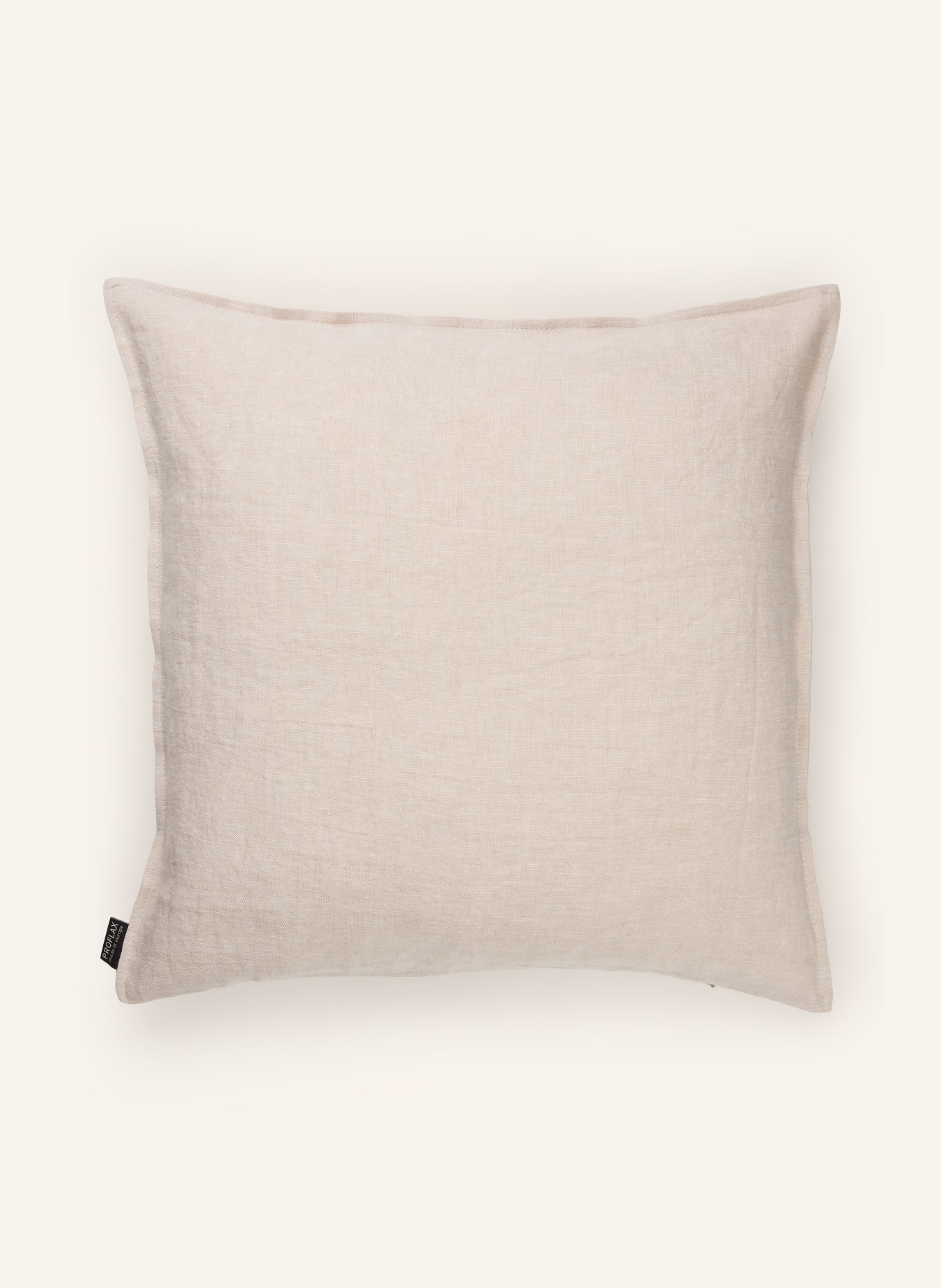 PROFLAX Poszewka dekoracyjna z lnu: BEŻOWY