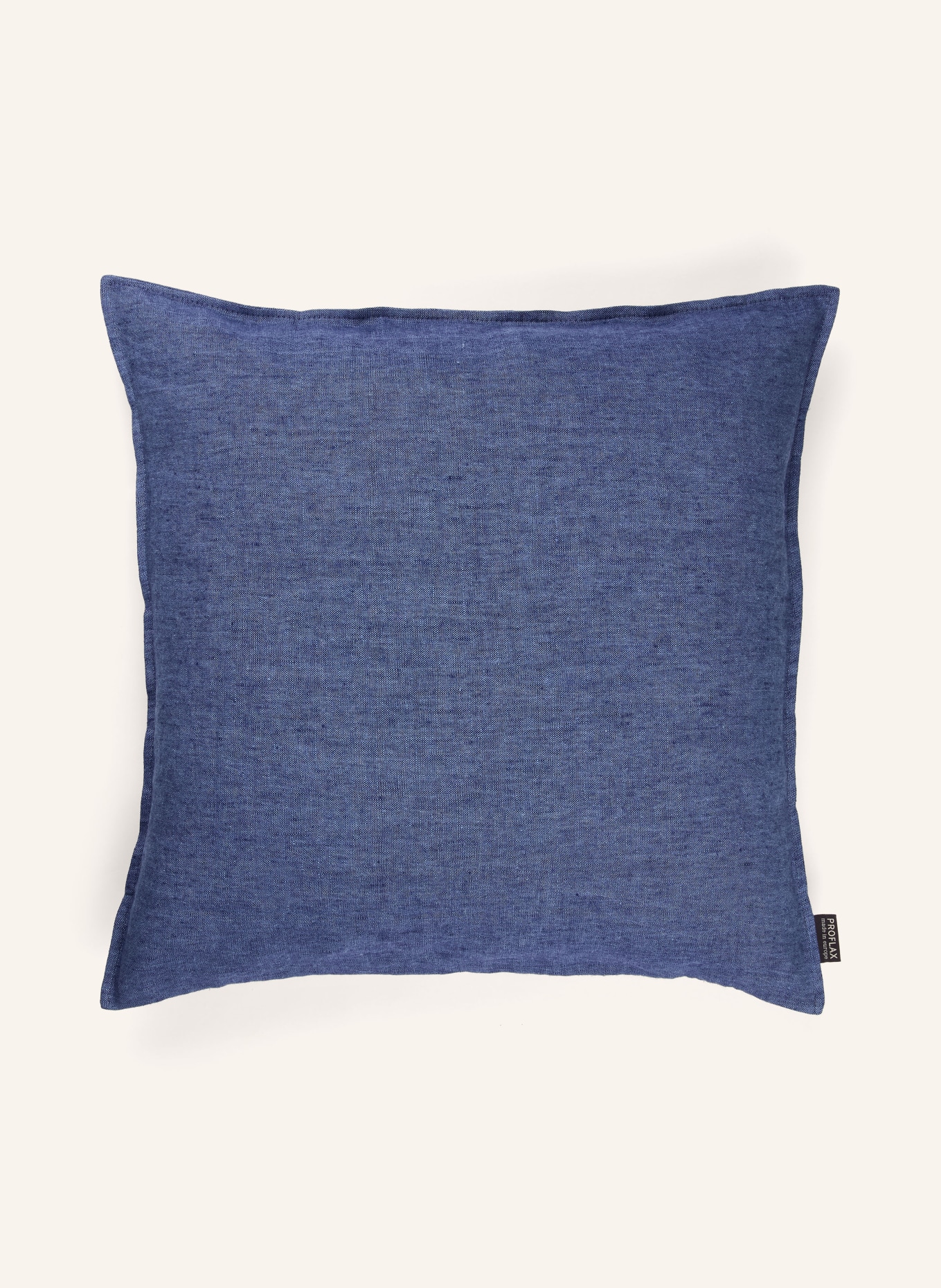 PROFLAX Poszewka dekoracyjna z lnu: NIEBIESKI