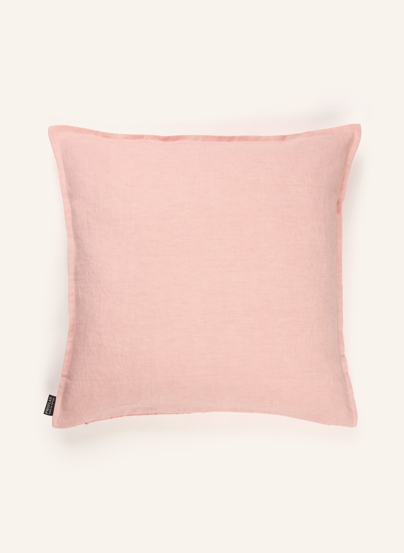 PROFLAX Dekokissenhülle aus Leinen: BLAU