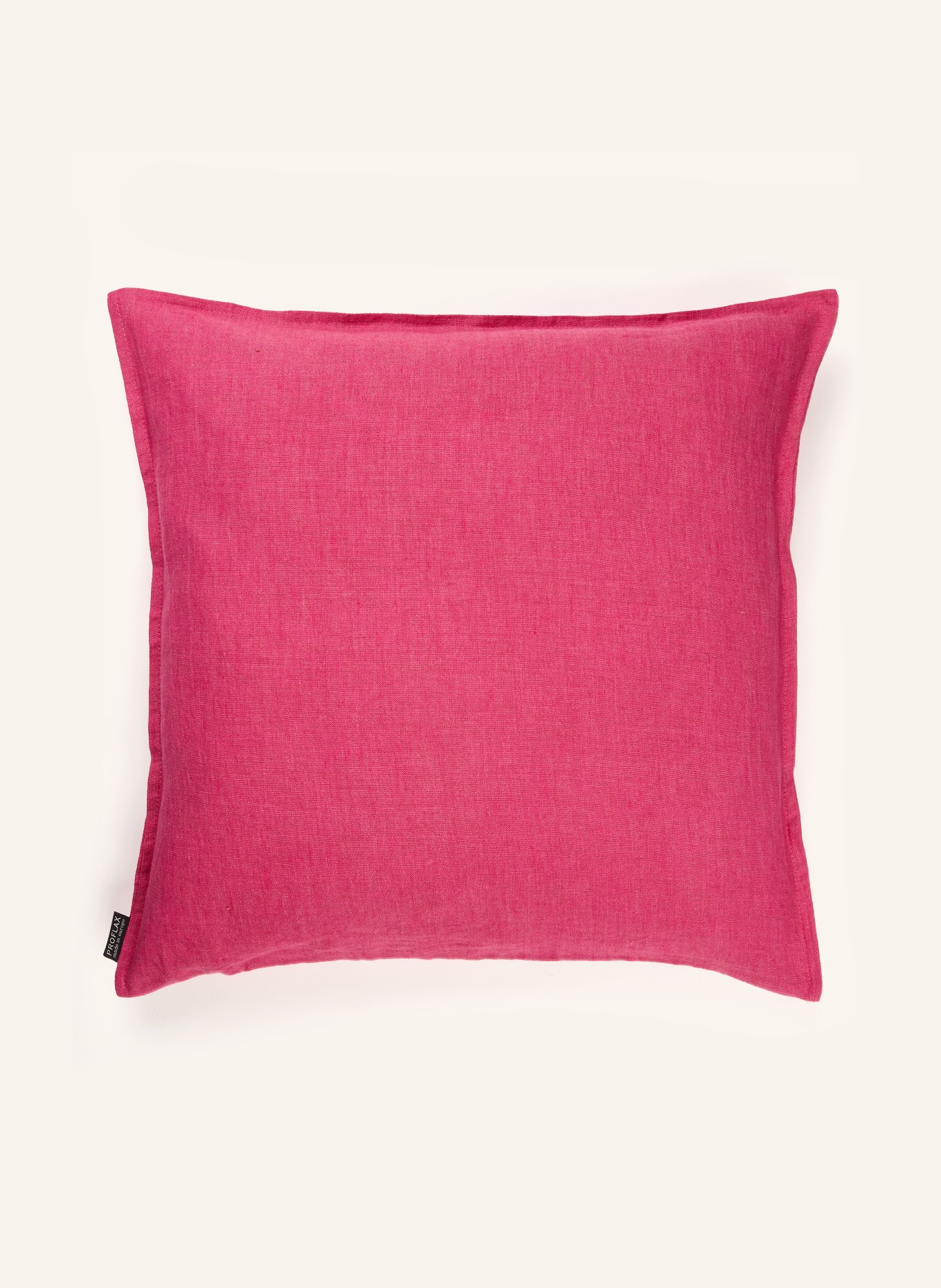 PROFLAX Dekokissenhülle aus Leinen: PINK