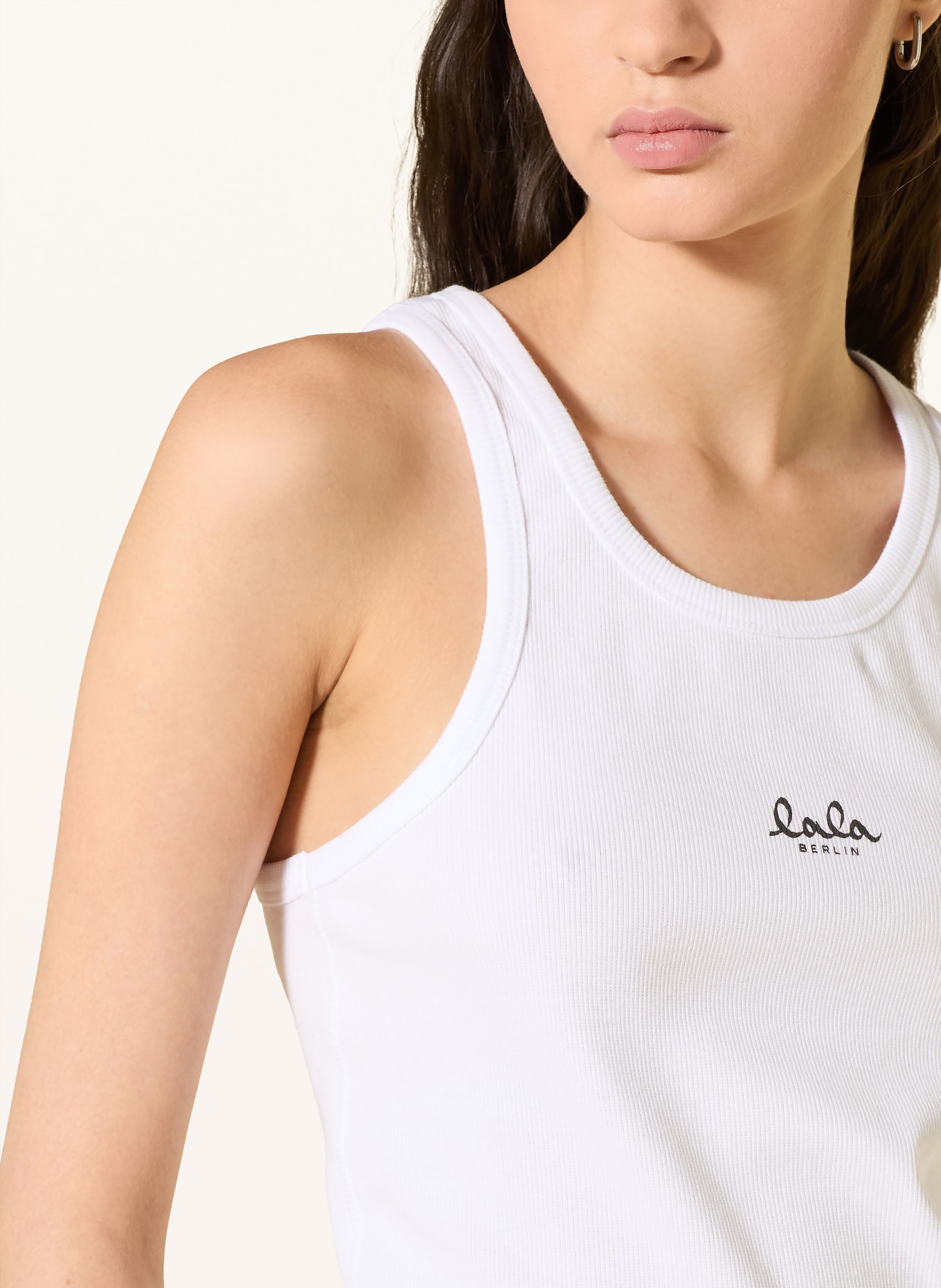 Lala Berlin Top TEO: BLANC