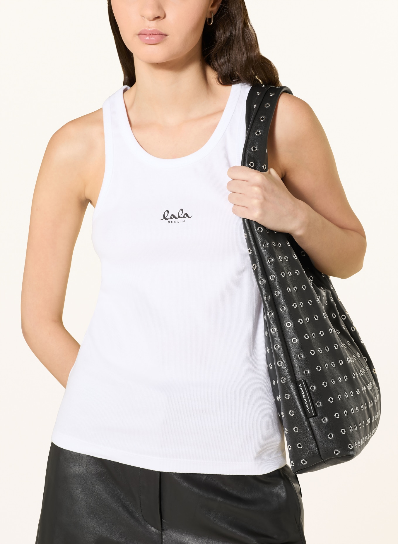 Lala Berlin Top TEO: BLANC