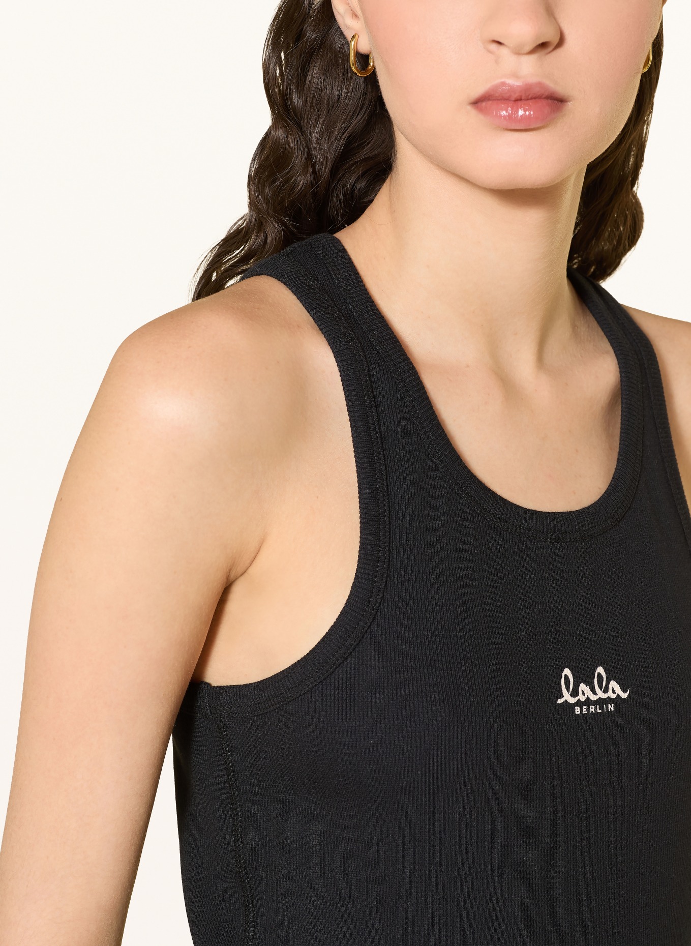 Lala Berlin Top TEO: NOIR