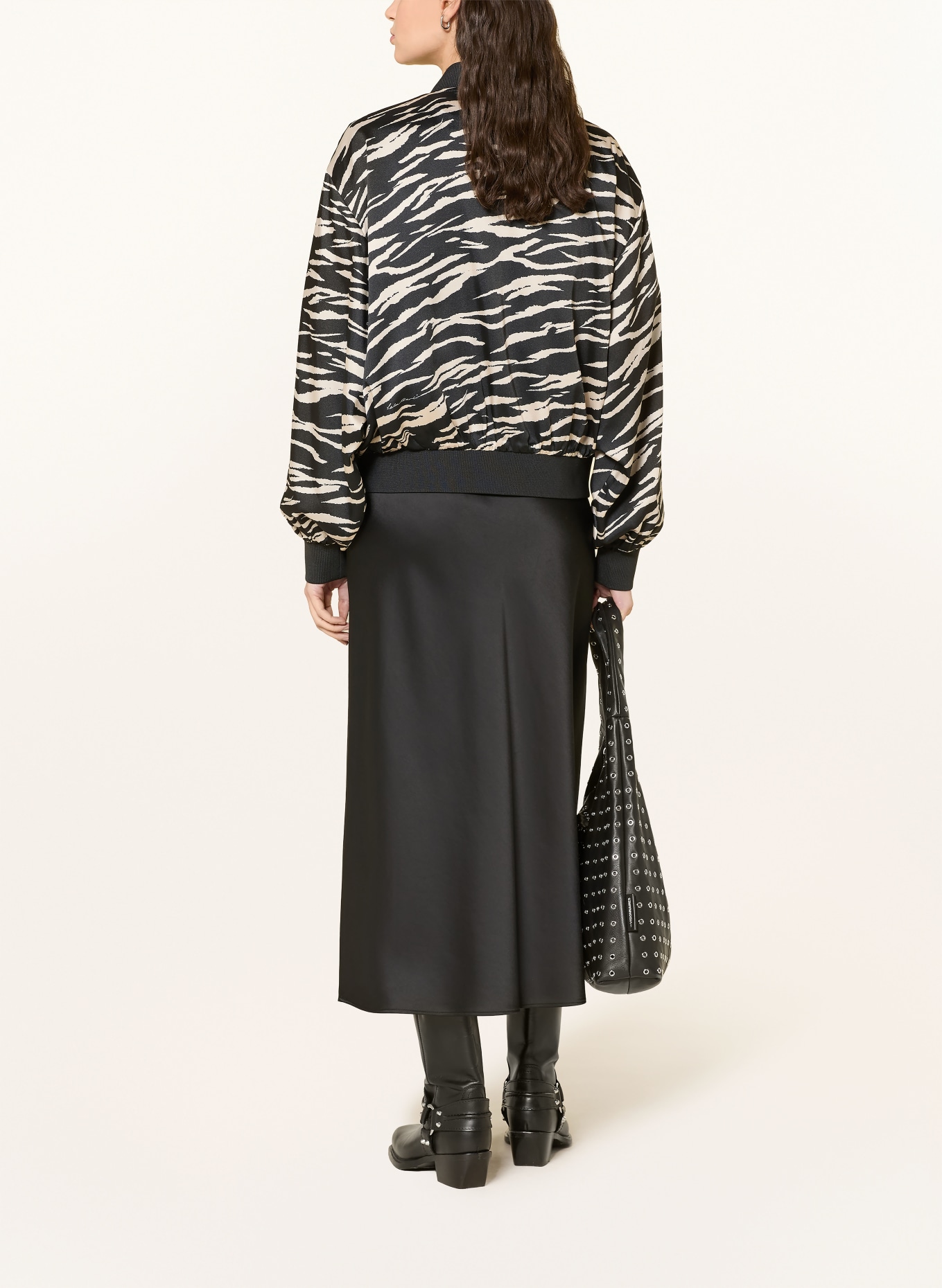 Lala Berlin Kurtka dwustronna JESSA: CZARNY / KREMOWY