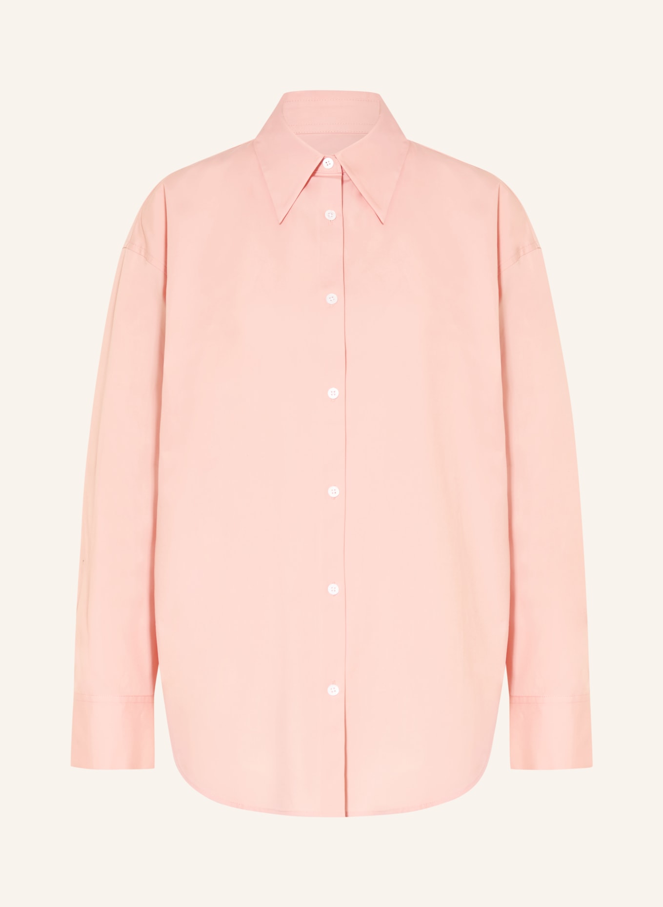 COPENHAGEN STUDIOS Oversized-Hemdbluse: ROSÉ