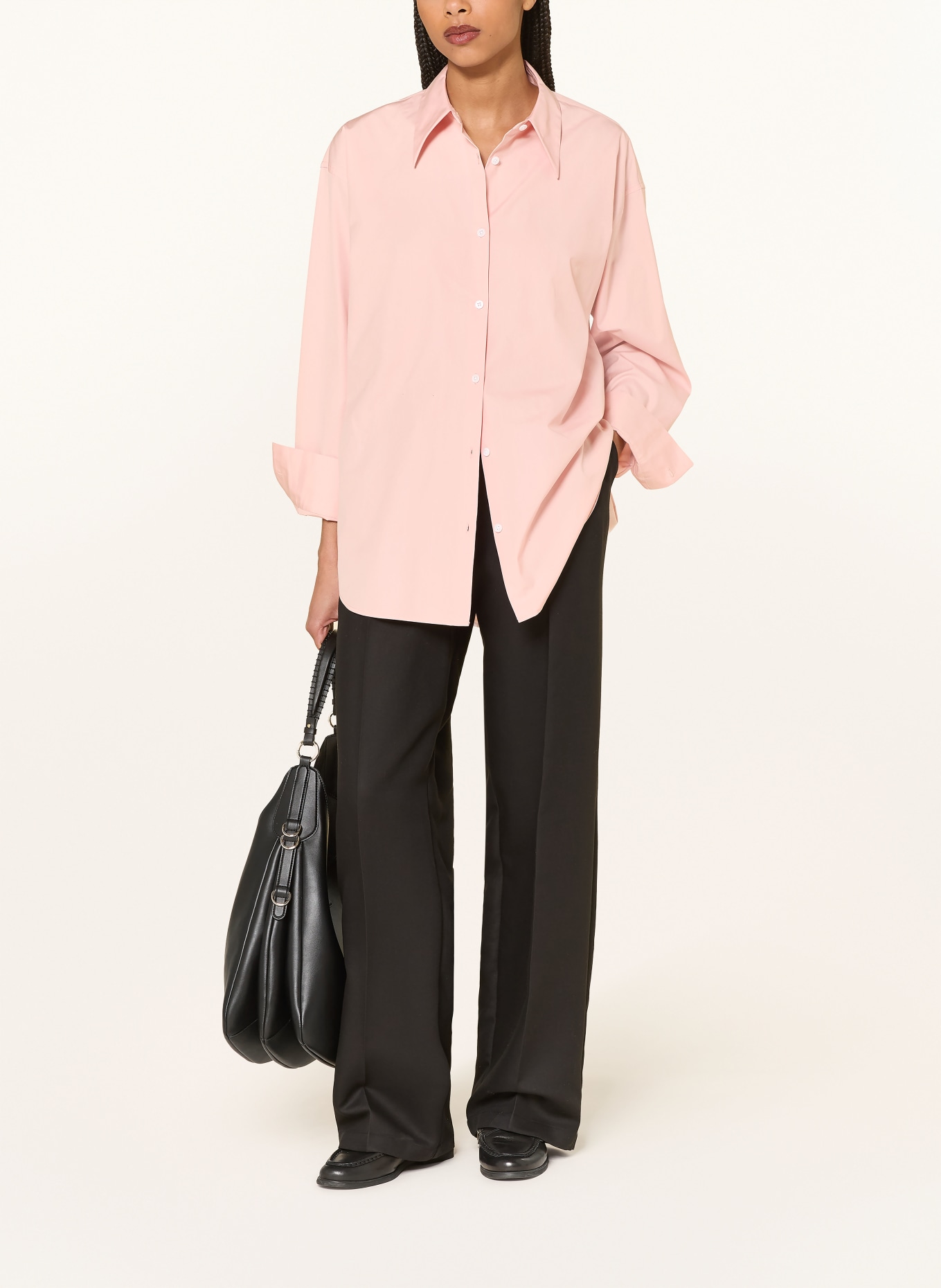 COPENHAGEN STUDIOS Oversized-Hemdbluse: ROSÉ