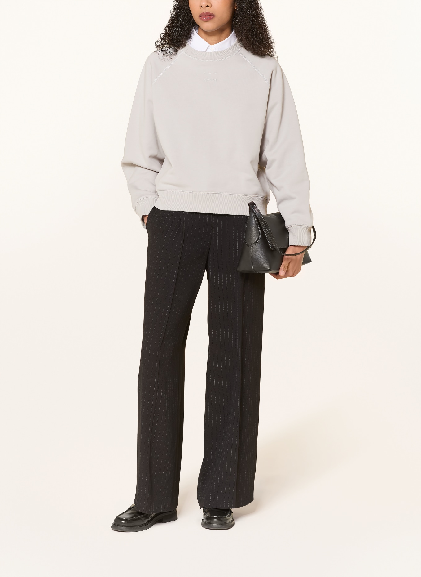 COPENHAGEN STUDIOS Sweatshirt: HELLGRAU