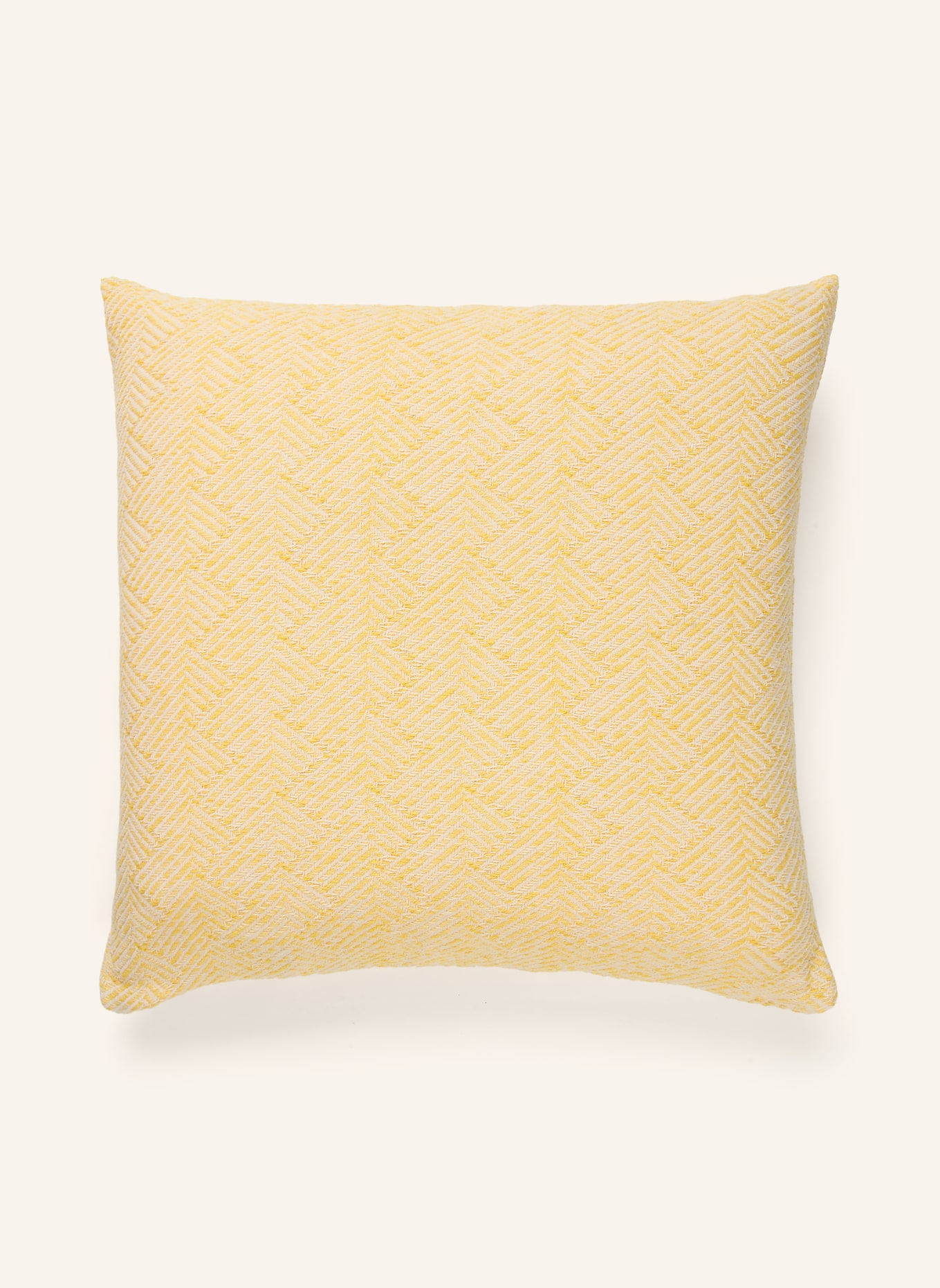 ESKIMO Decorative cushion MYKONOS: LIGHT YELLOW / YELLOW