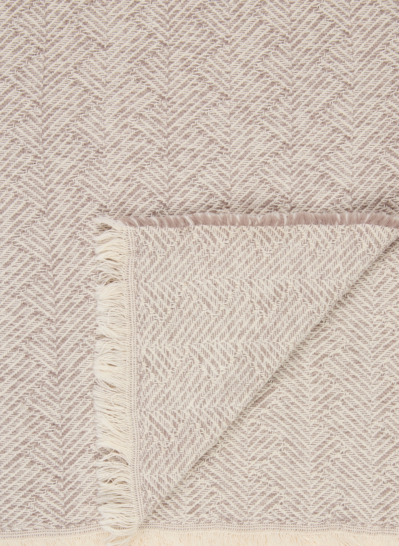 ESKIMO MYKONOS plaid: CREAM / TAUPE