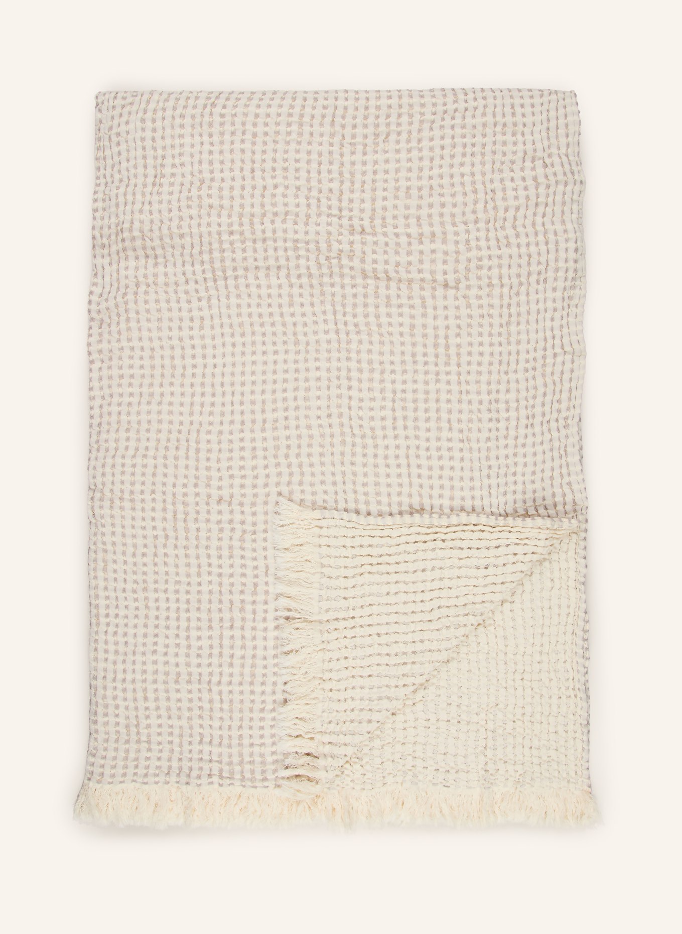 ESKIMO ANTIGUA plaid: CREAM / GRAY