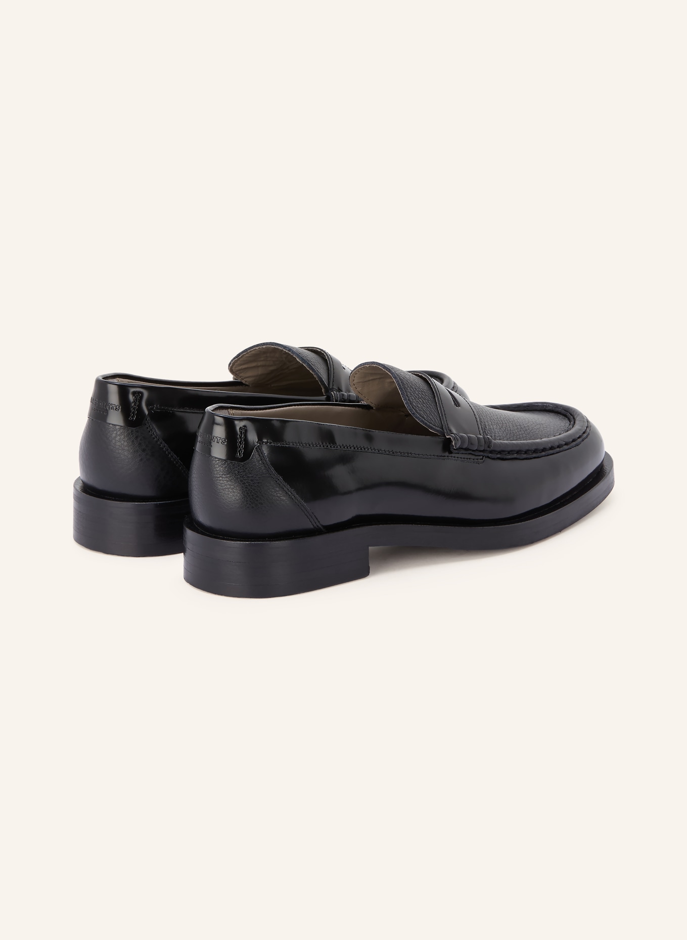ALLSAINTS Penny-Loafer BLOOM: SCHWARZ