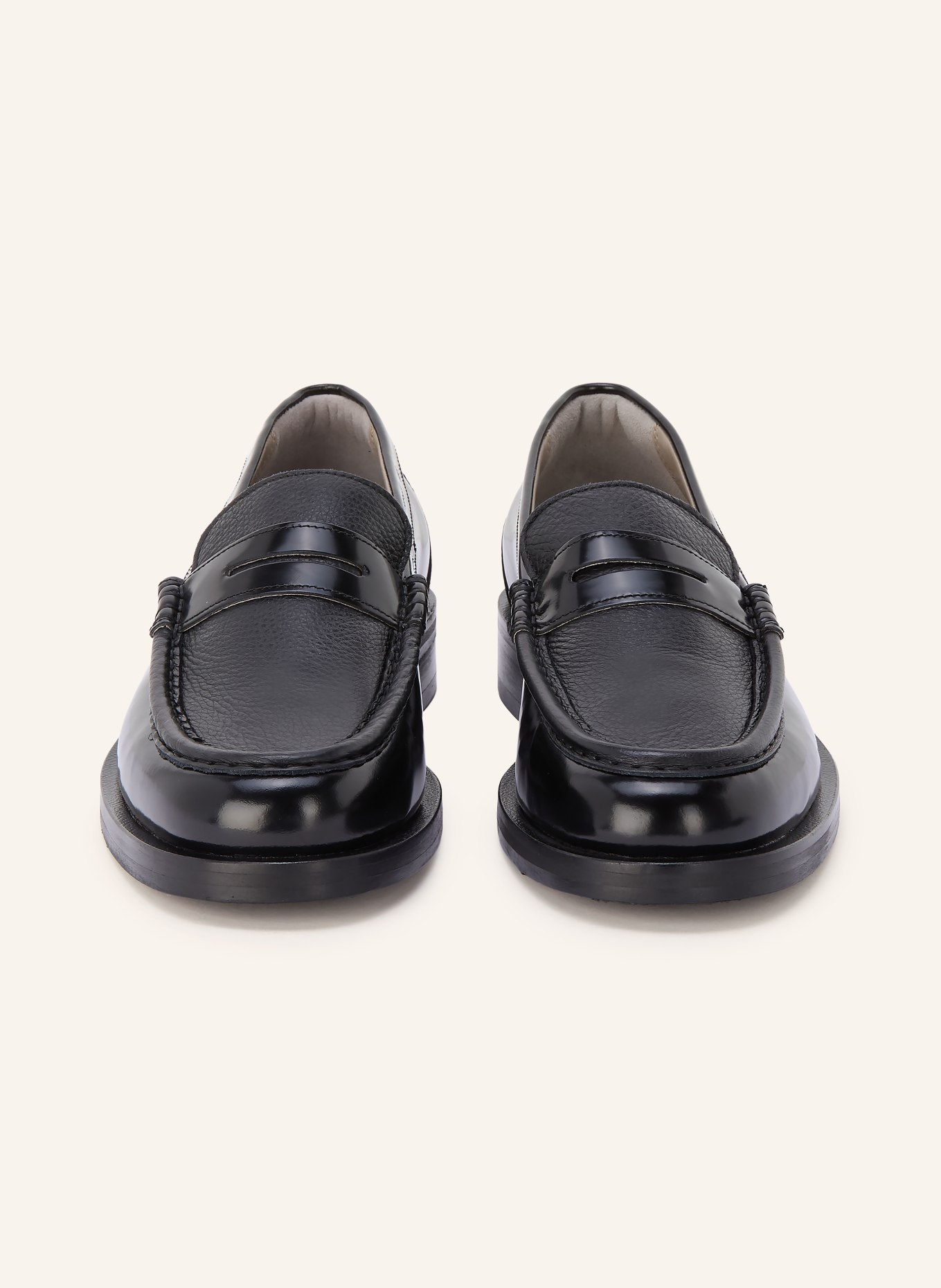 ALLSAINTS Penny-Loafer BLOOM: SCHWARZ