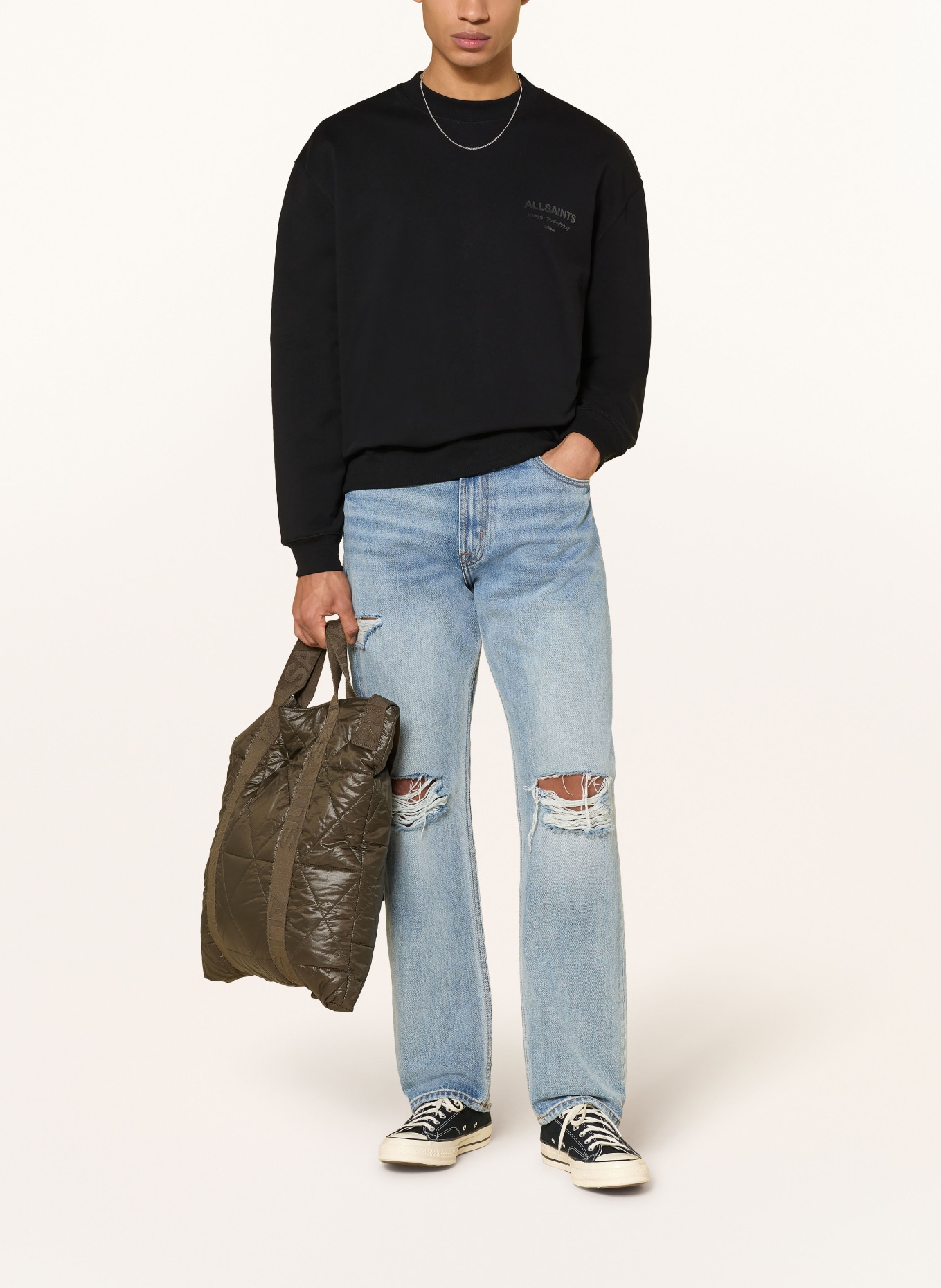 ALLSAINTS XANDER sweatshirt: BLACK