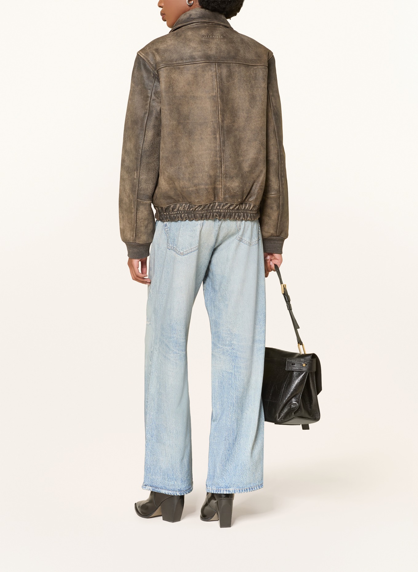 ALLSAINTS Lederjacke MARLAND: BRAUN