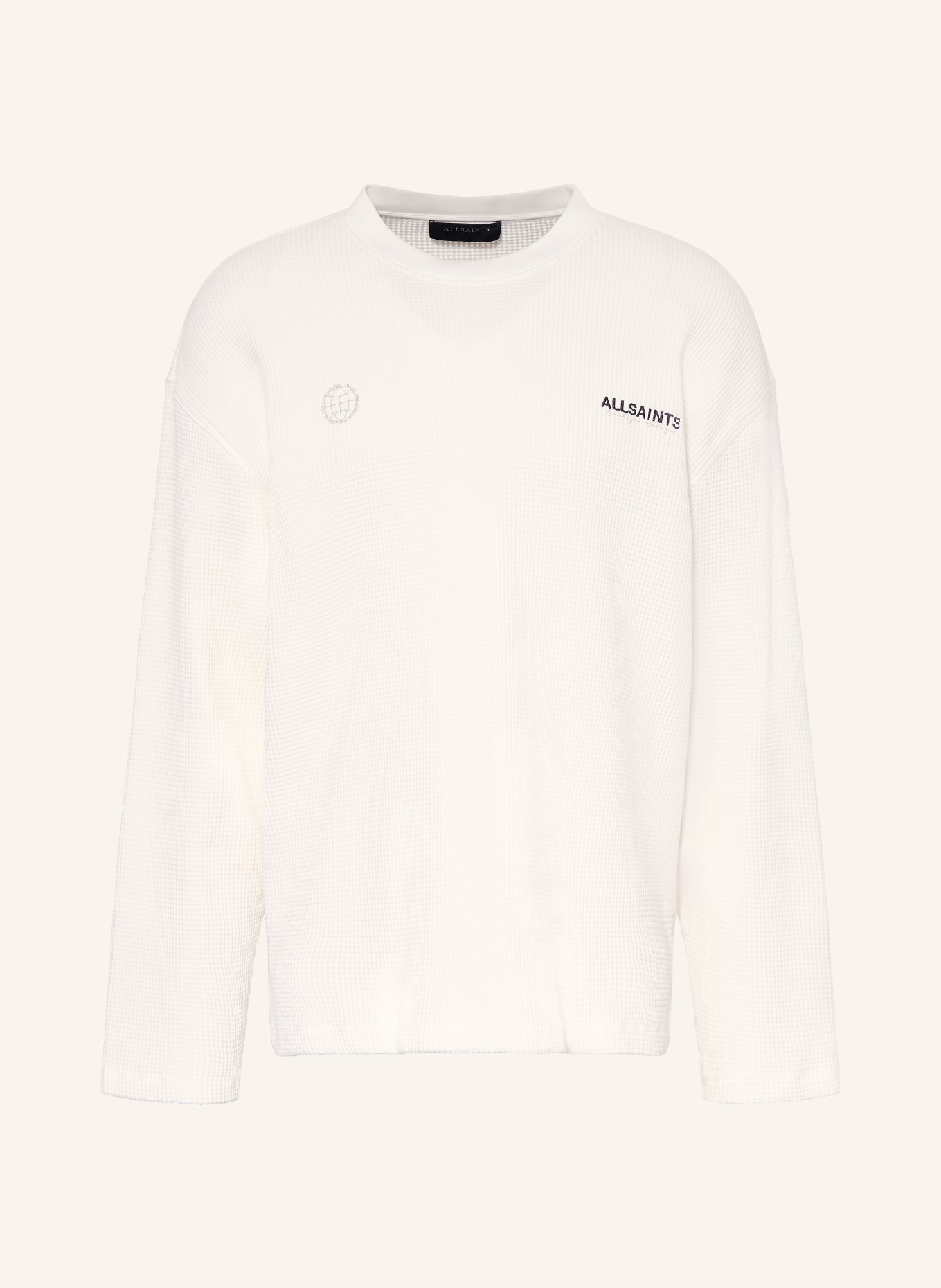 ALLSAINTS Oversized sweater EMBLEM: ECRU