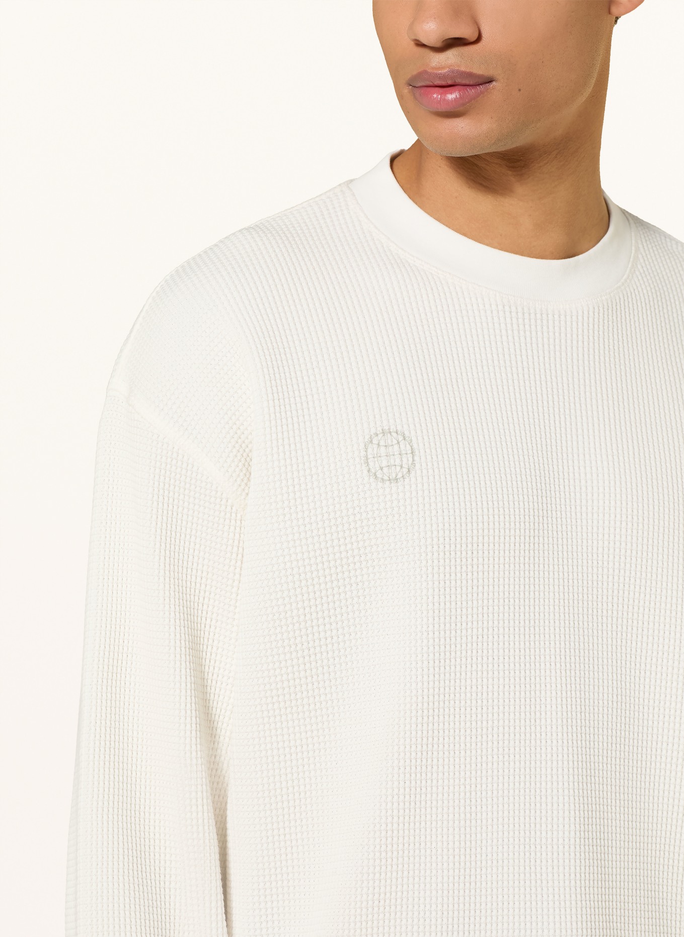 ALLSAINTS Oversized sweater EMBLEM: ECRU