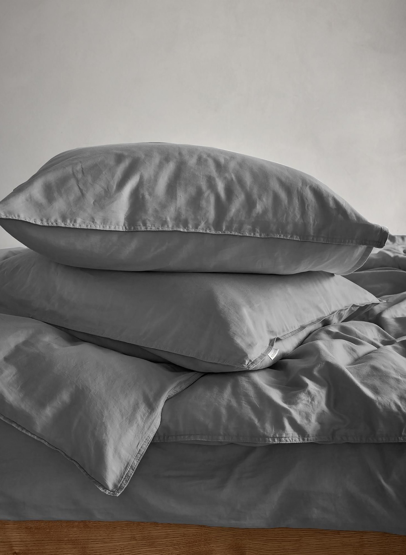 ESSENZA Bettwäsche MINTE: BLAUGRAU