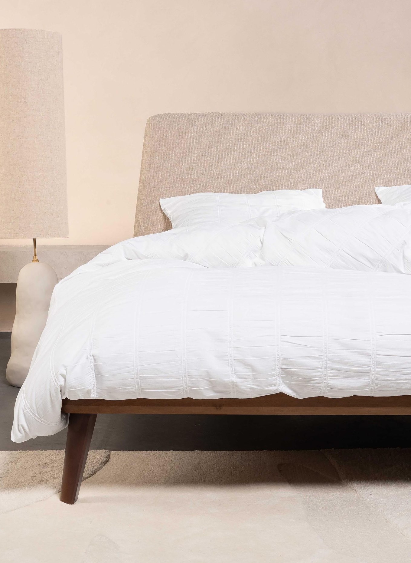 ESSENZA Bettwäsche ZINNIA zum Wenden: WEISS