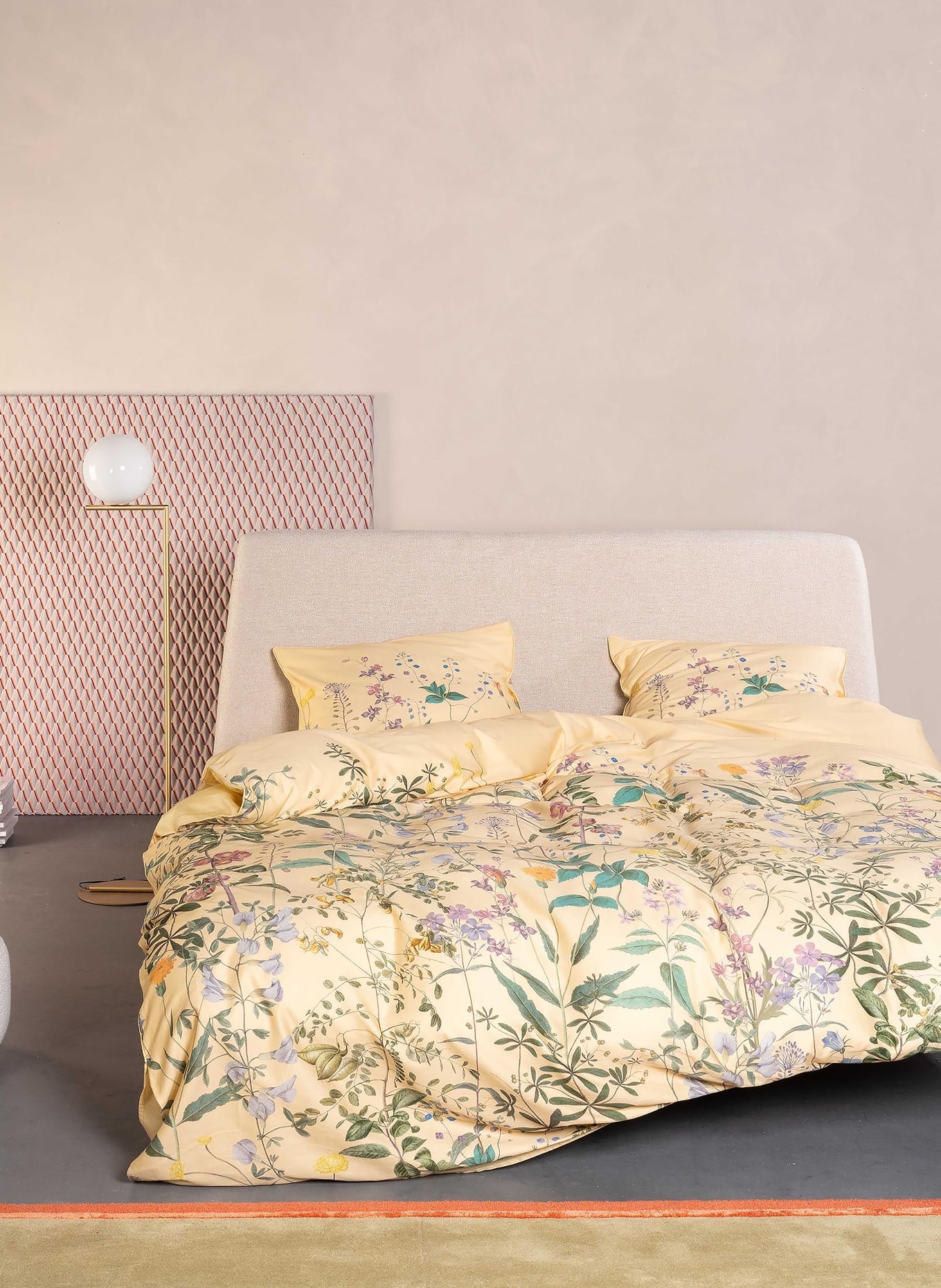 ESSENZA Pościel AUGUSTINA: CIEMNOŻÓŁTY / ZIELONY / JASNONIEBIESKI