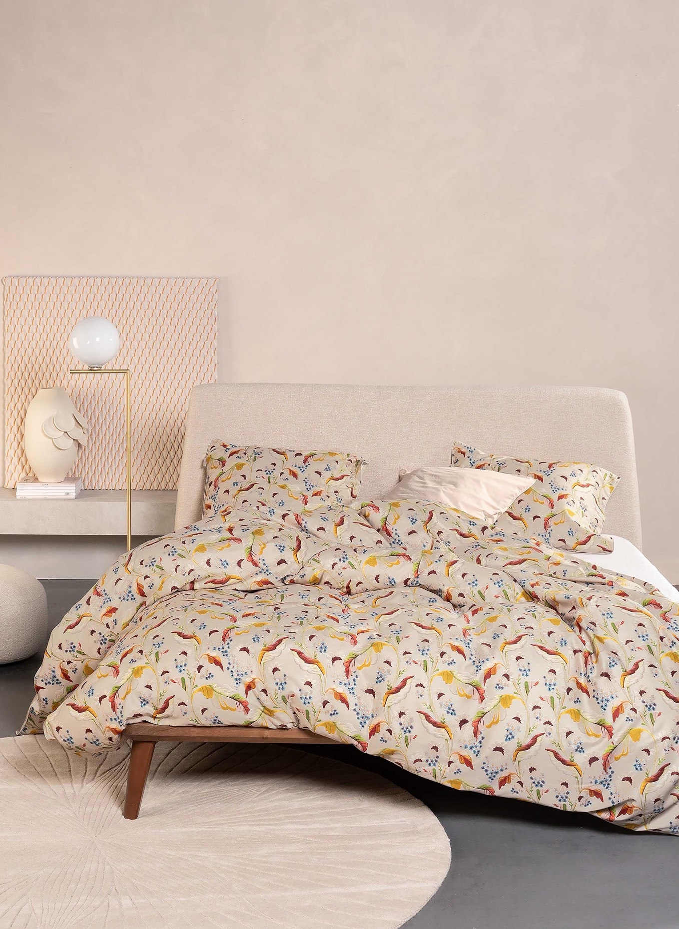 ESSENZA Bettwäsche AURELINA zum Wenden: BEIGE / BRAUN / GELB