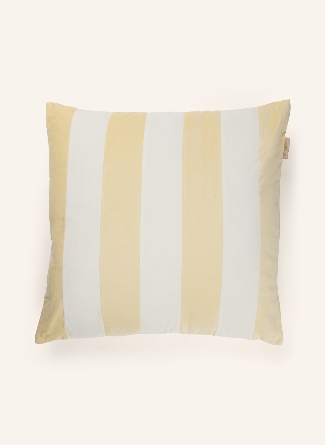 ESSENZA Decorative cushion NINO: LIGHT YELLOW / WHITE
