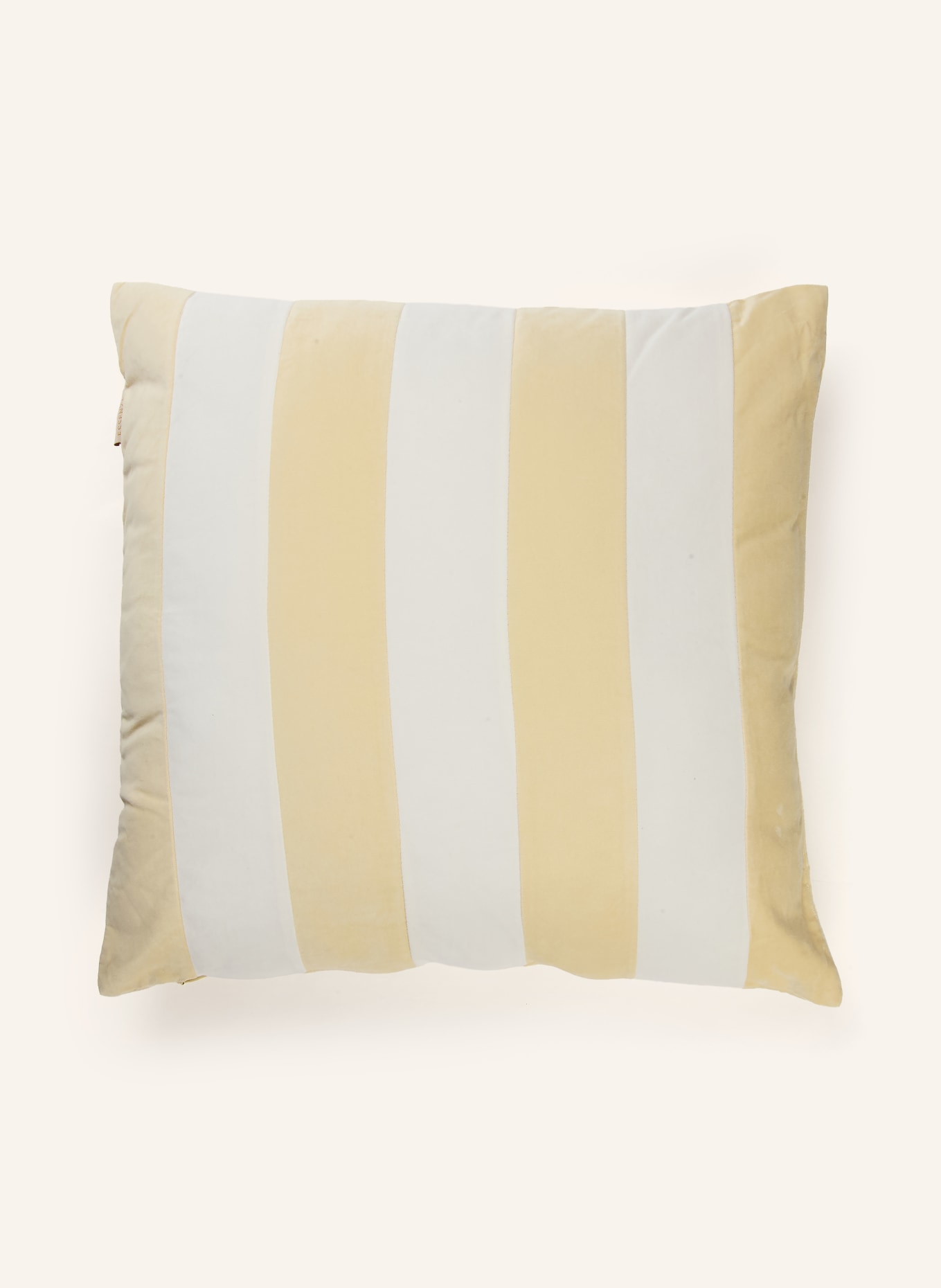 ESSENZA Decorative cushion NINO: LIGHT YELLOW / WHITE