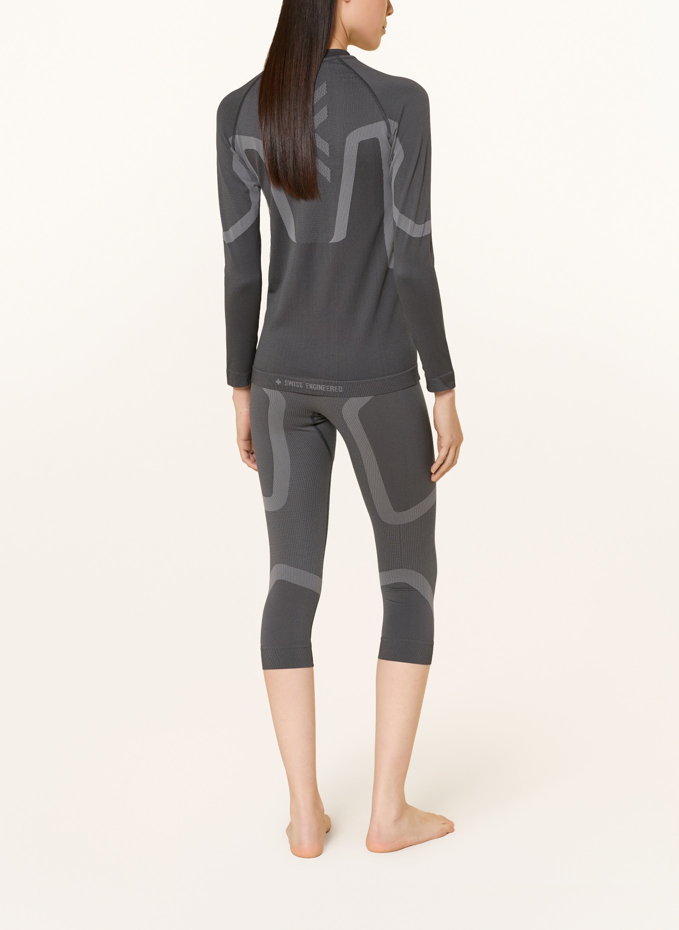 X-BIONIC Funkční kalhoty X-ENTIAL se zkrácenou délkou nohavic: TMAVĚ ŠEDÁ / ŠEDÁ