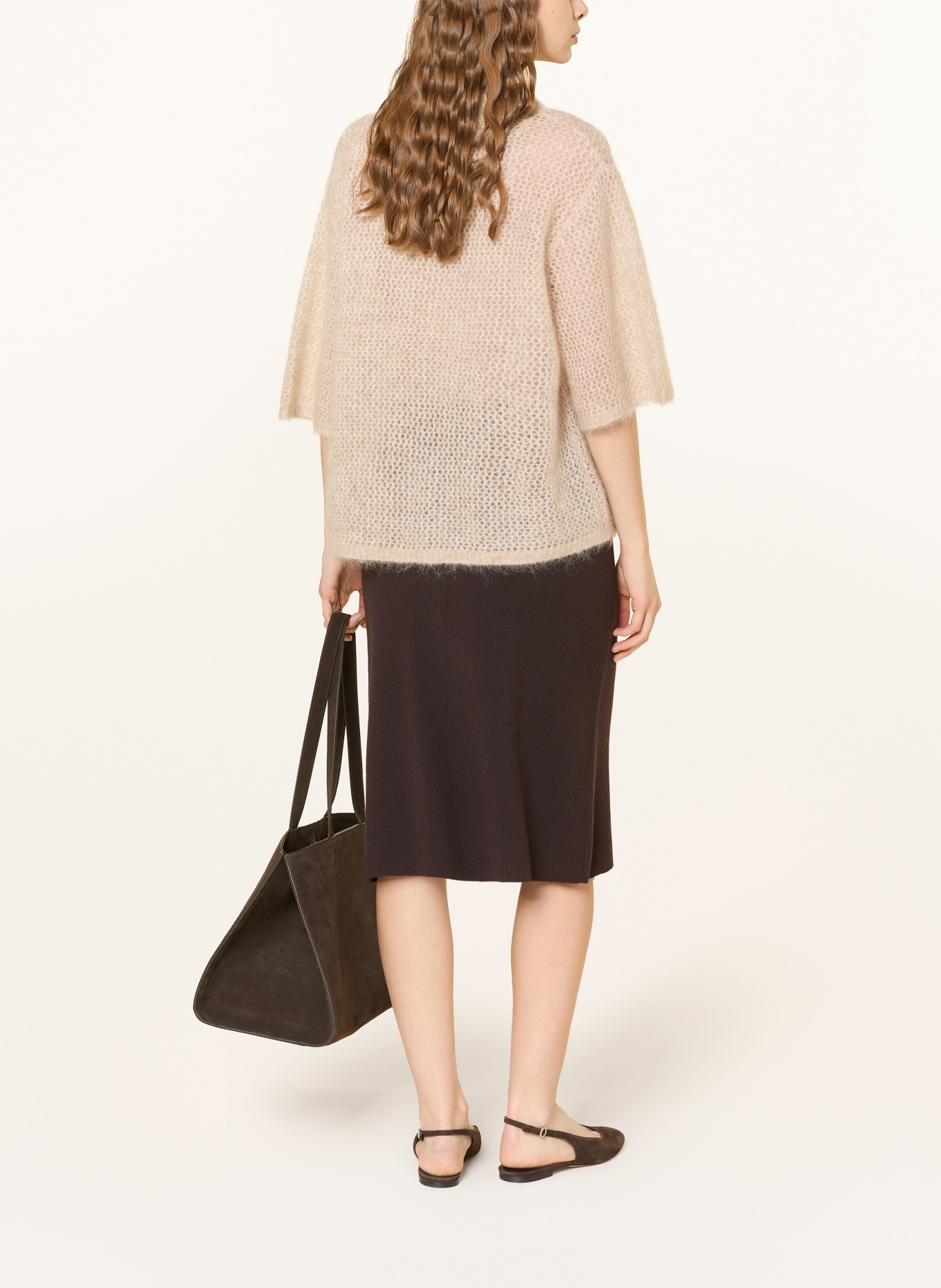 Stylein Mohairpullover NIA mit 3/4-Arm: BEIGE