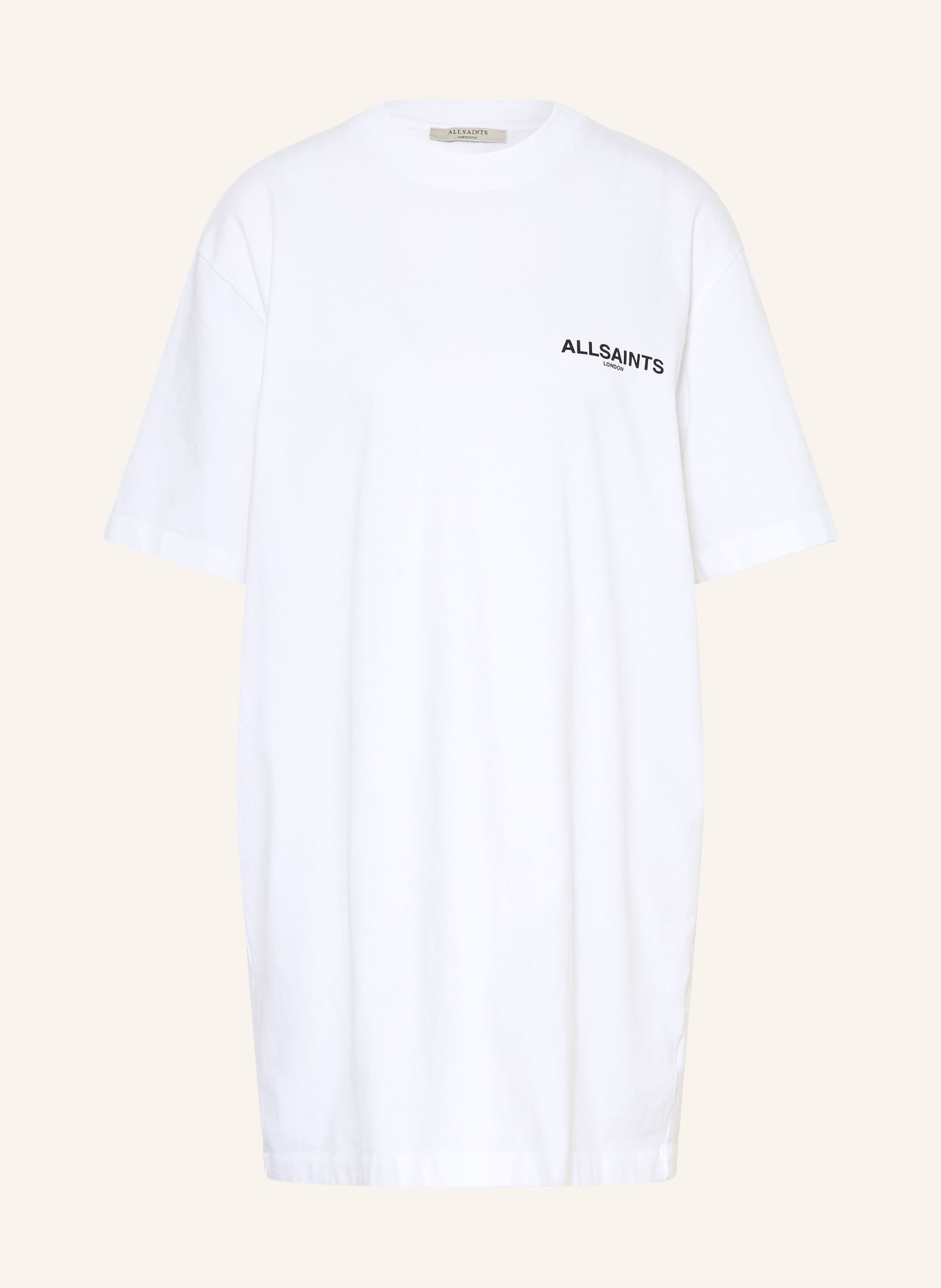 ALLSAINTS Jerseykleid HALIS: WEISS / SCHWARZ