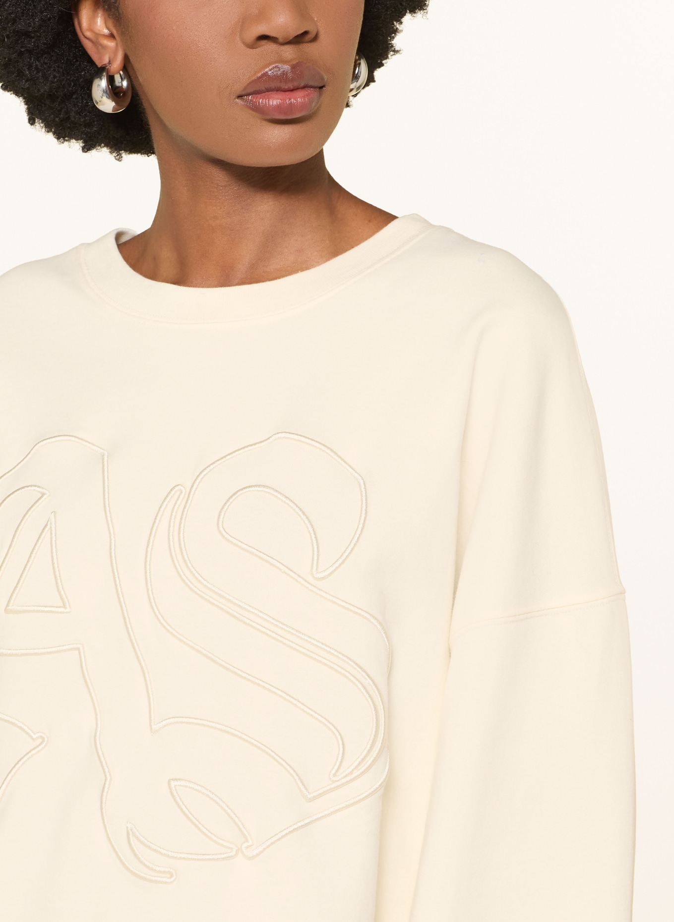 ALLSAINTS Bluza LILA EMBOS: KREMOWY