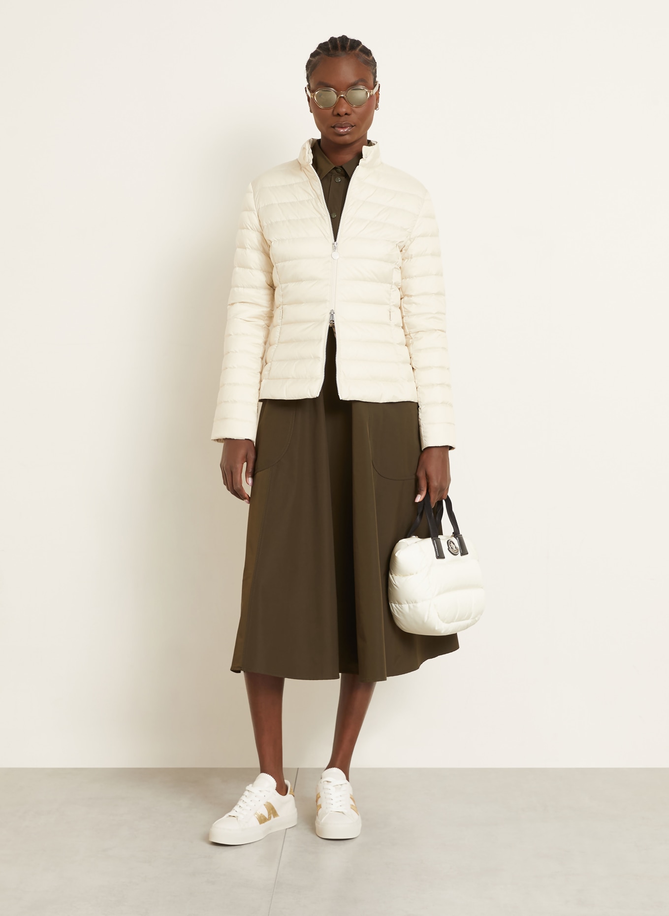 MONCLER Daunenjacke IGELLE: CREME