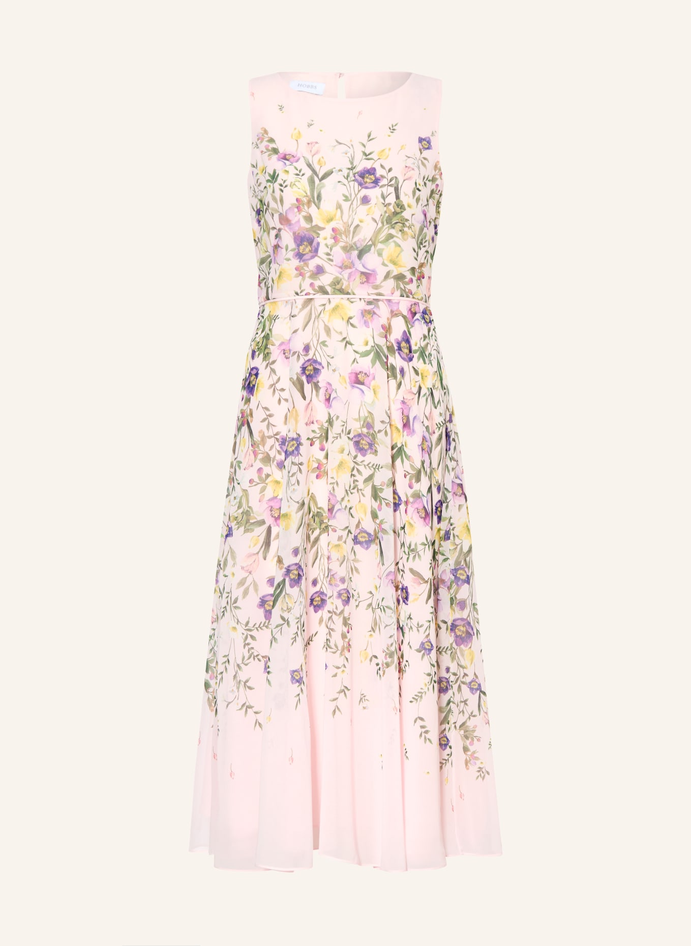 HOBBS Šaty CARLY: SVĚTLE RŮŽOVÁ / FIALOVÁ / ZELENÁ