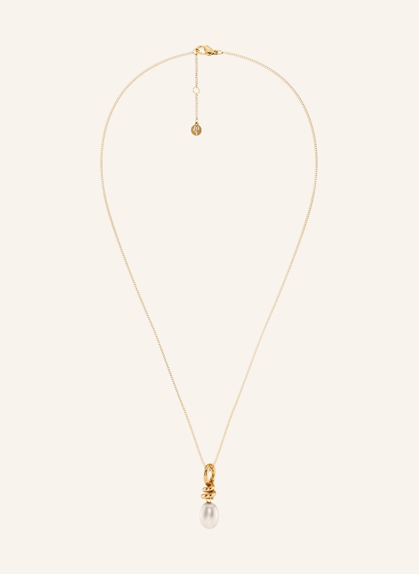 EDBLAD Halskette SWIVEL PEARL S: GOLD