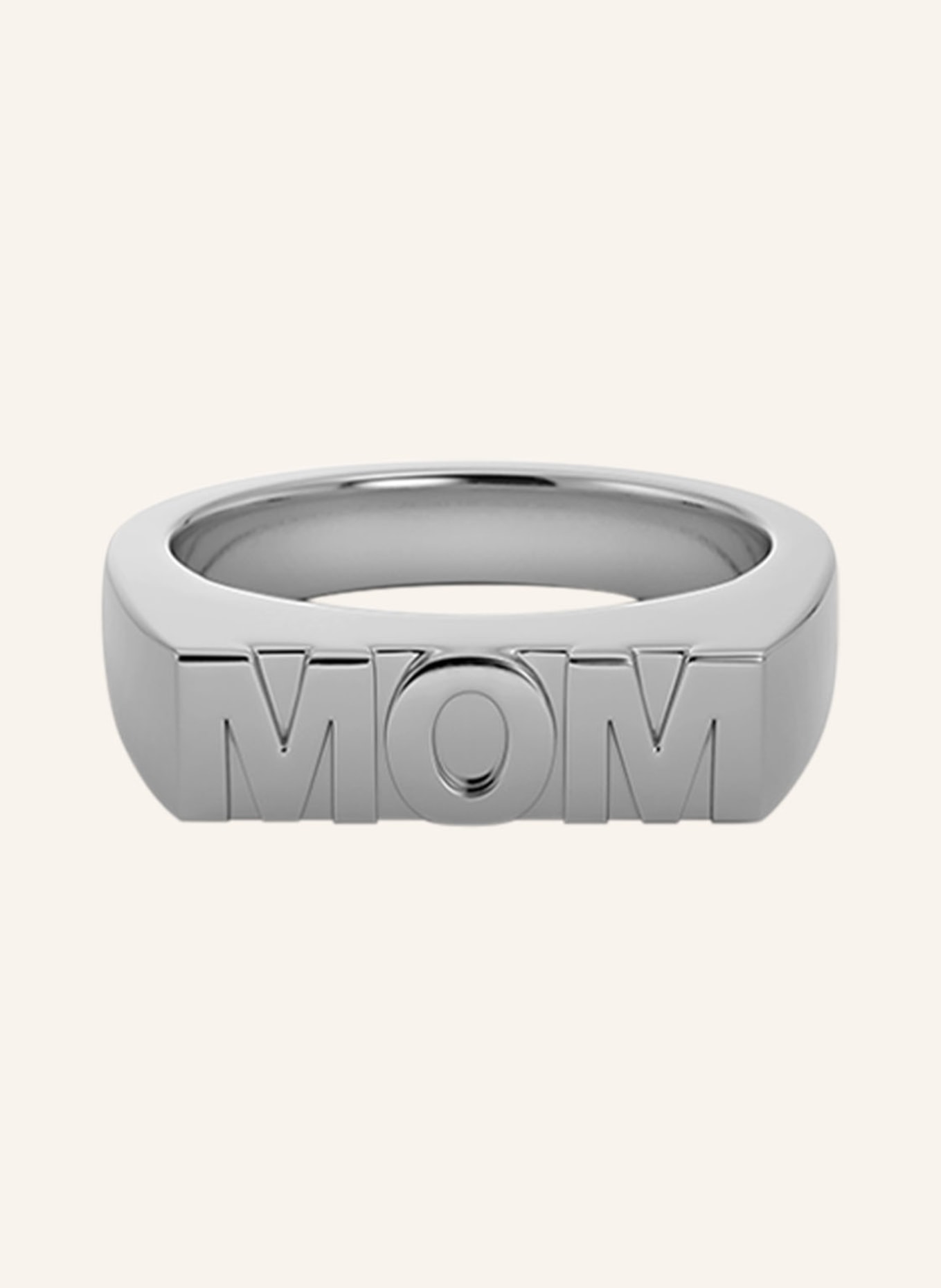 EDBLAD Ring SIGNET MOM: SILBER