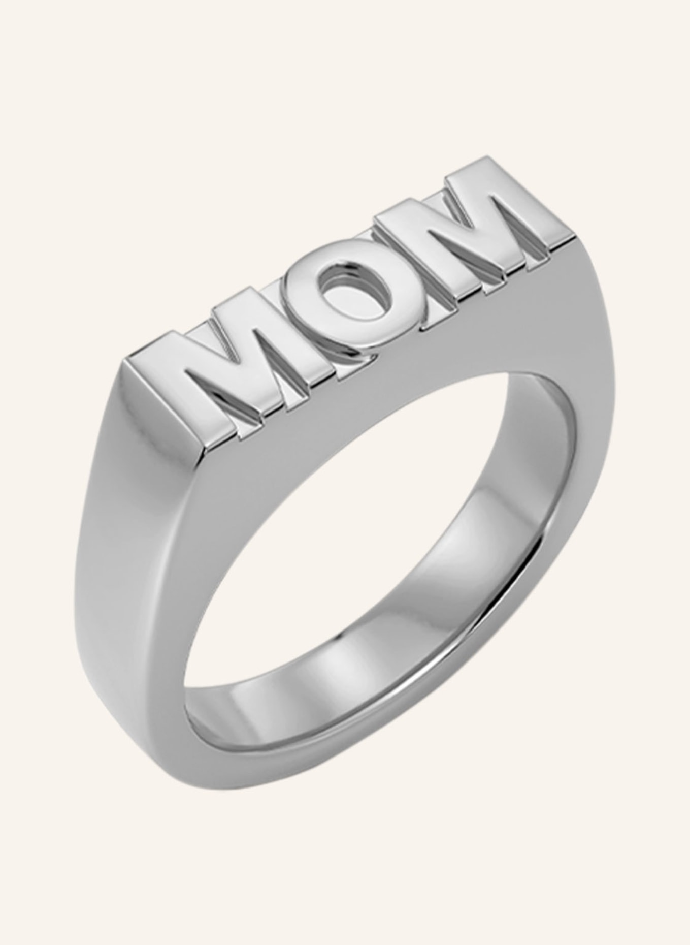 EDBLAD Ring SIGNET MOM: SILBER