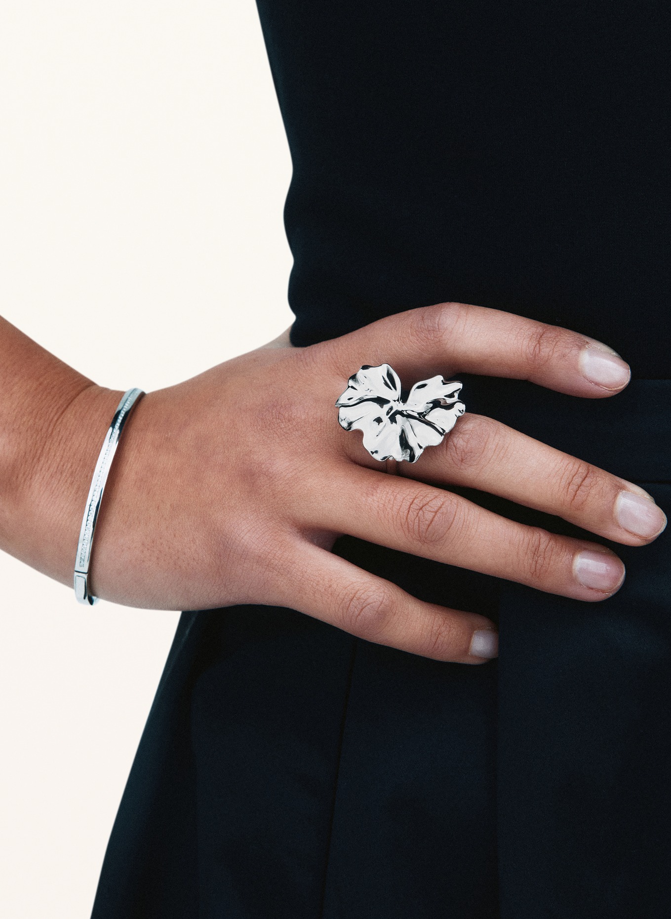 EDBLAD Ring GERANA: SILBER