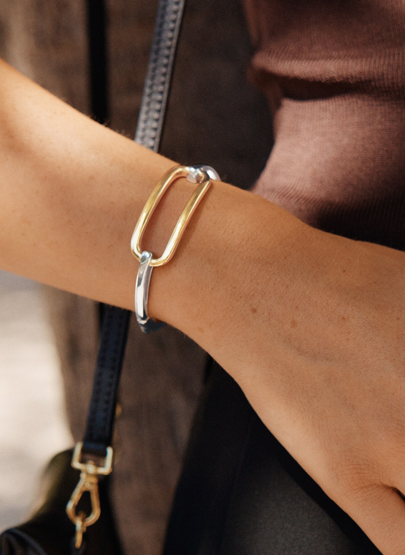 EDBLAD MEDLEY bangle: GOLD / SILVER