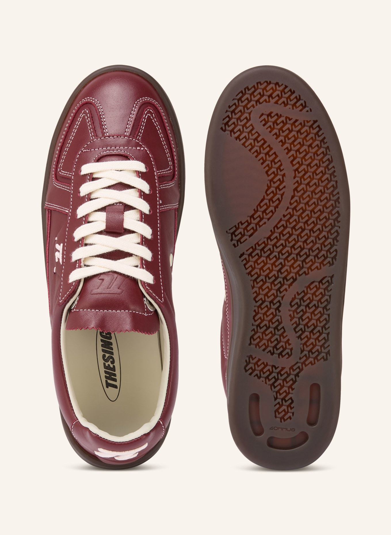 THESING Tenisky BIG BANG: TMAVĚ ČERVENÁ